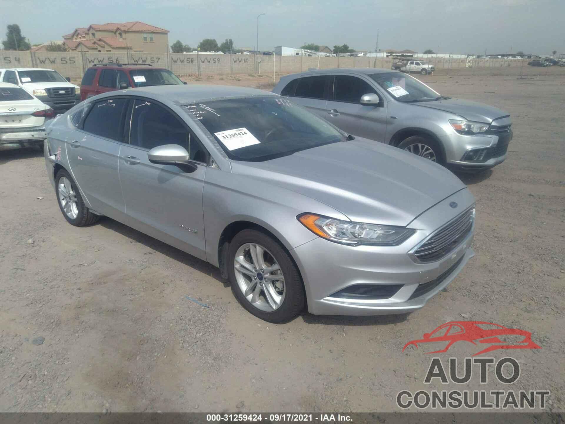 FORD FUSION HYBRID 2018 - 3FA6P0LU8JR173261