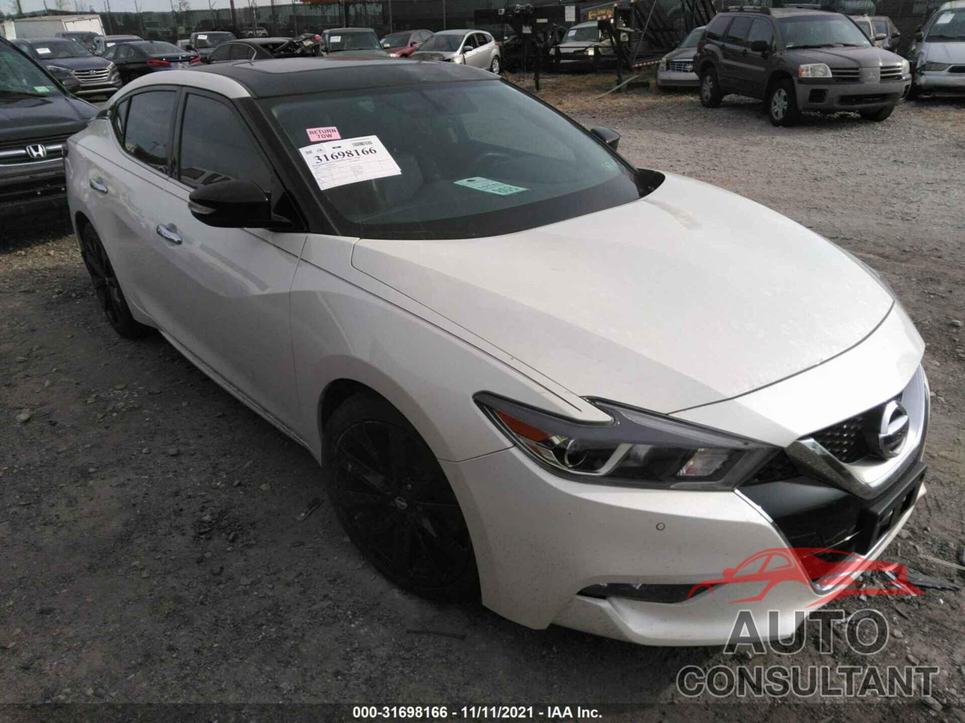 NISSAN MAXIMA 2017 - 1N4AA6AP6HC368599