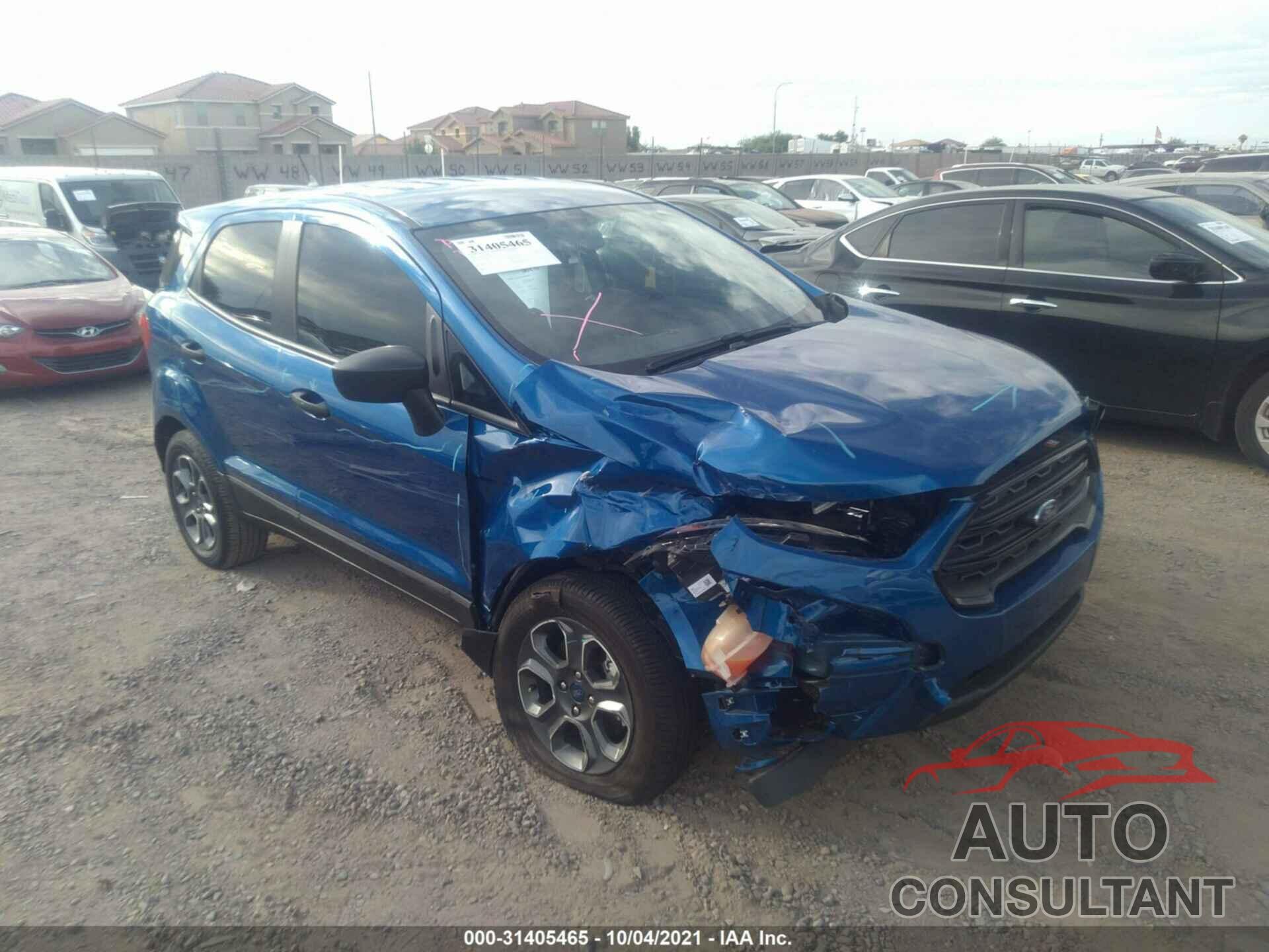 FORD ECOSPORT 2021 - MAJ3S2FE9MC408934