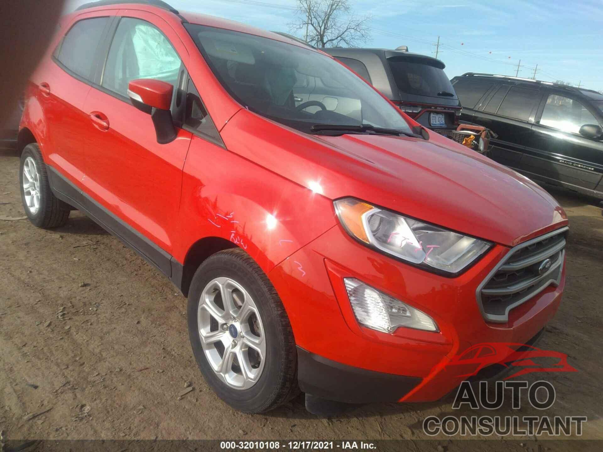 FORD ECOSPORT 2018 - MAJ3P1TE9JC222693