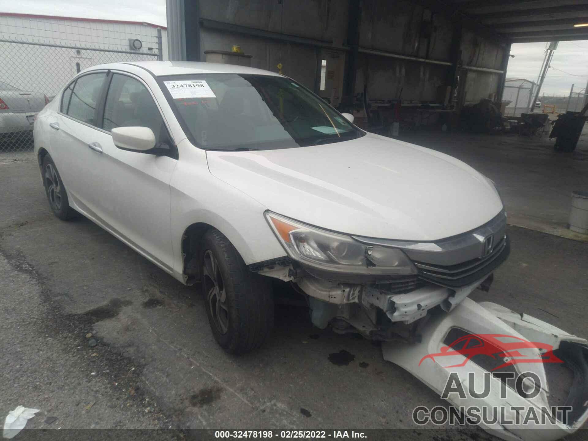 HONDA ACCORD SEDAN 2016 - 1HGCR2F32GA163870