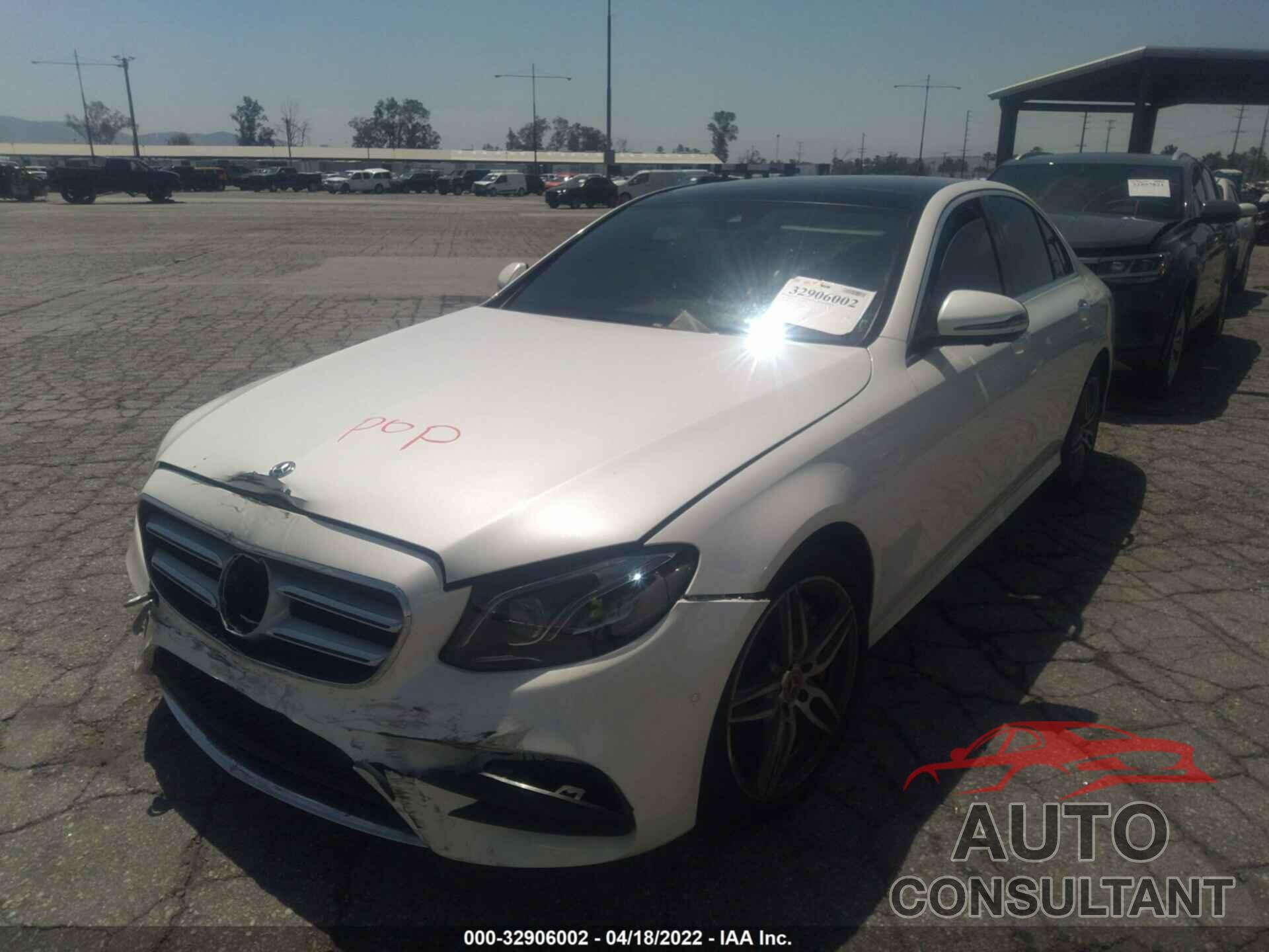 MERCEDES-BENZ E-CLASS 2019 - WDDZF4JB8KA631630