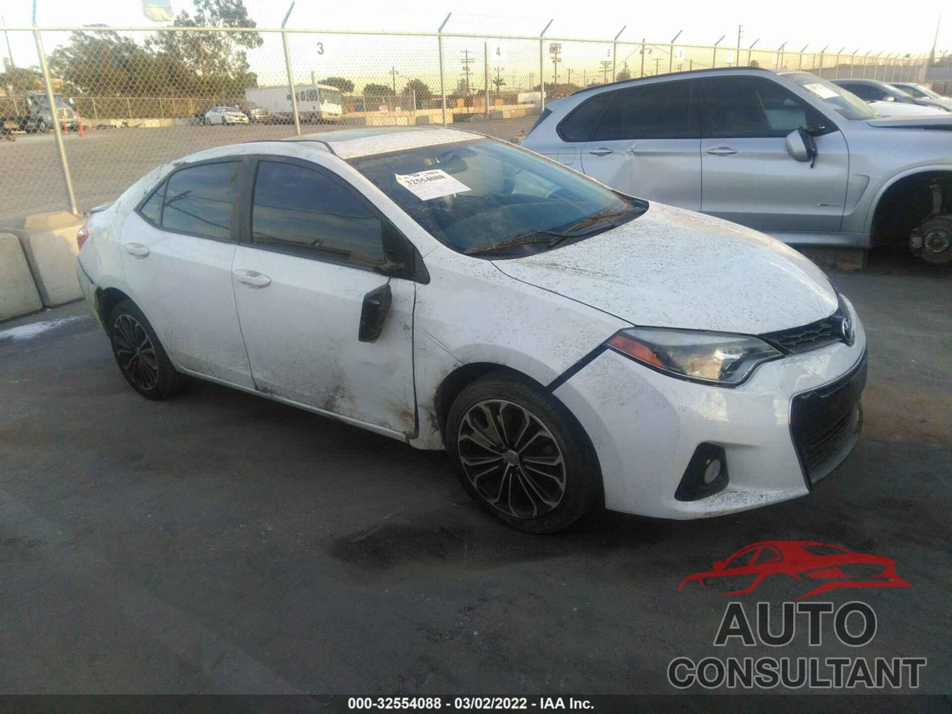 TOYOTA COROLLA 2016 - 5YFBURHE0GP552521