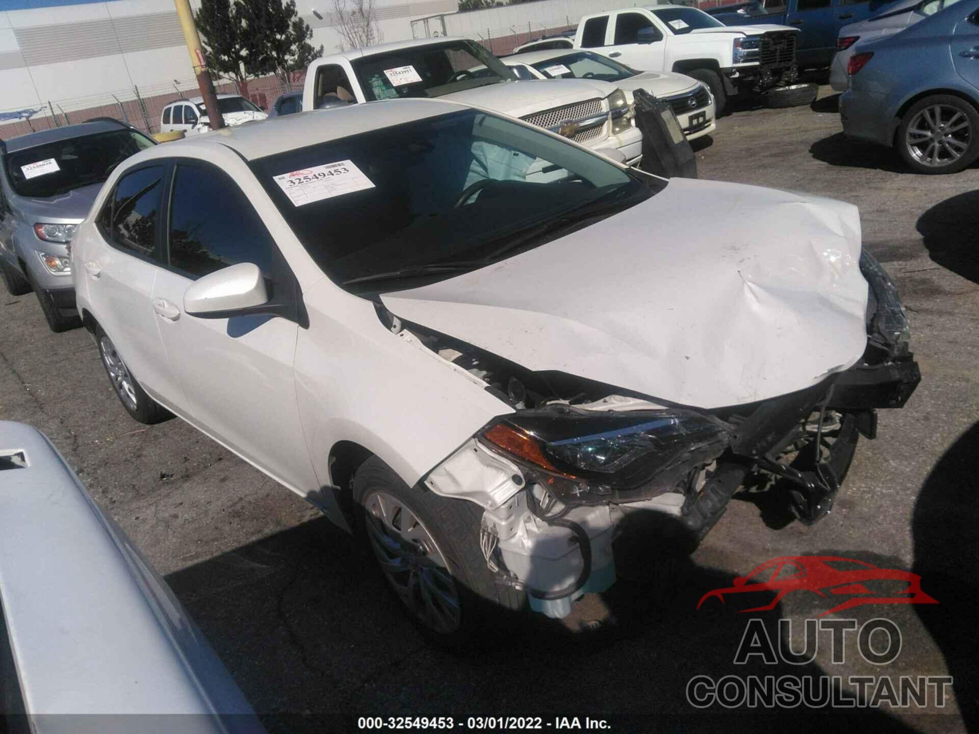 TOYOTA COROLLA 2018 - 5YFBURHE7JP833139