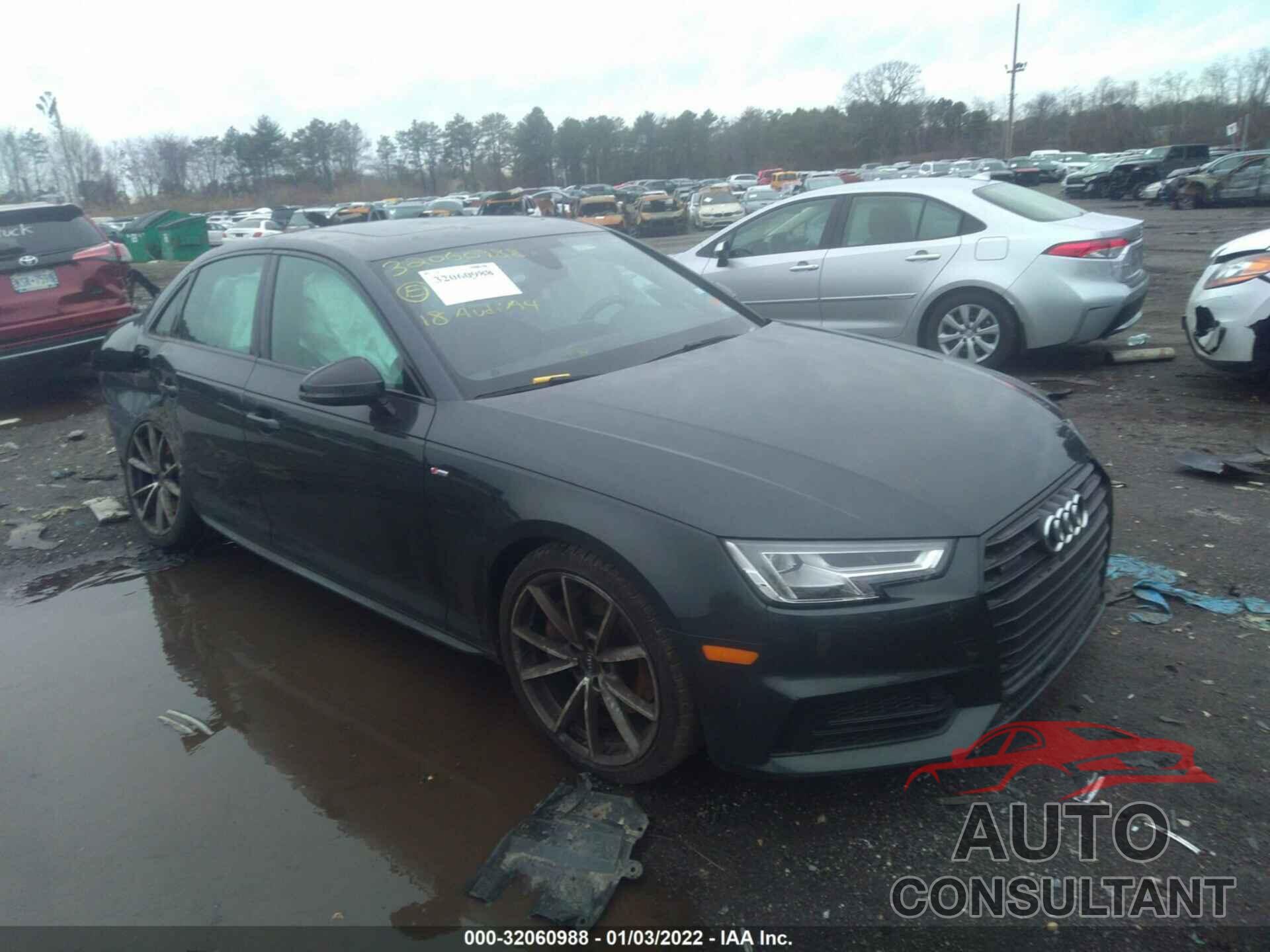 AUDI A4 2018 - WAUENAF41JA052687