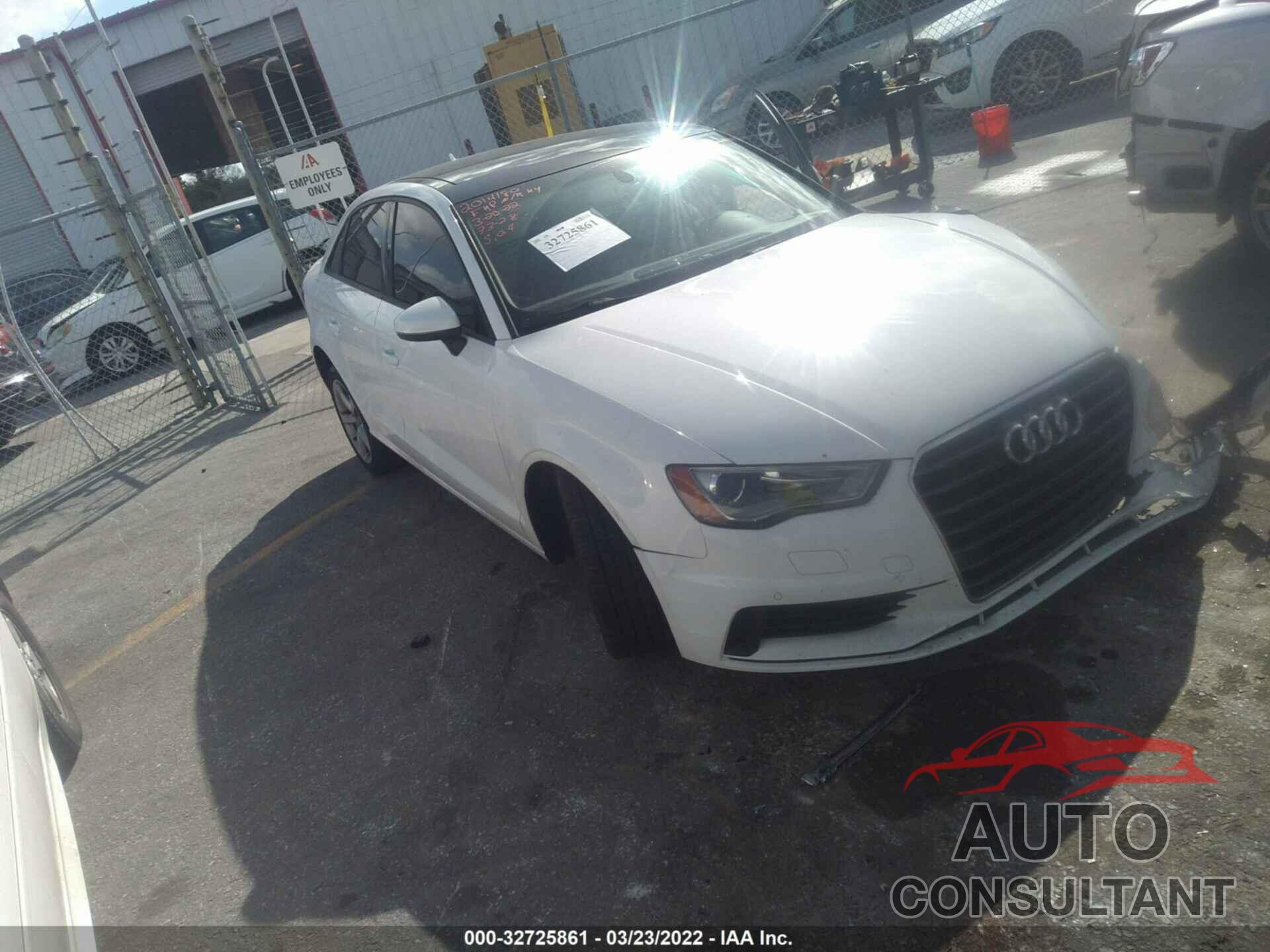 AUDI A3 2016 - WAUA7GFF6G1032649