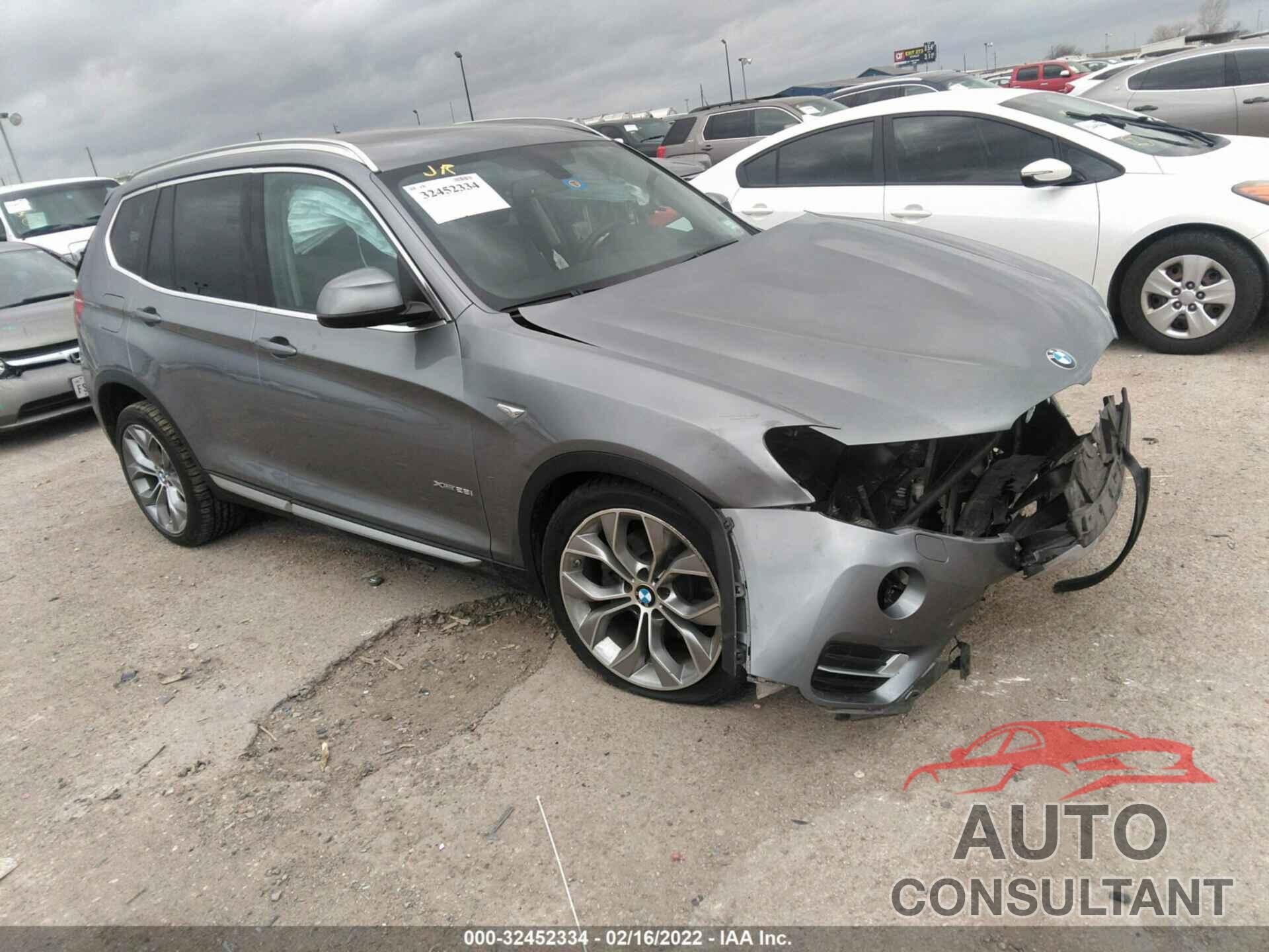 BMW X3 2016 - 5UXWX9C55G0D90252