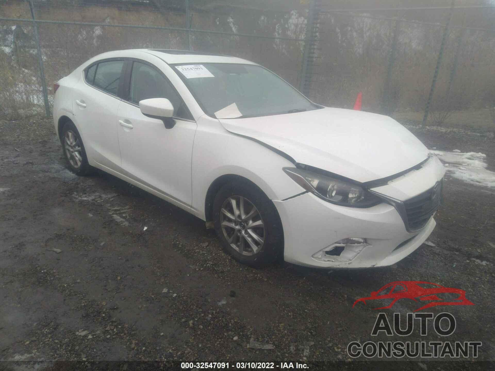 MAZDA MAZDA3 2014 - JM1BM1W77E1186757