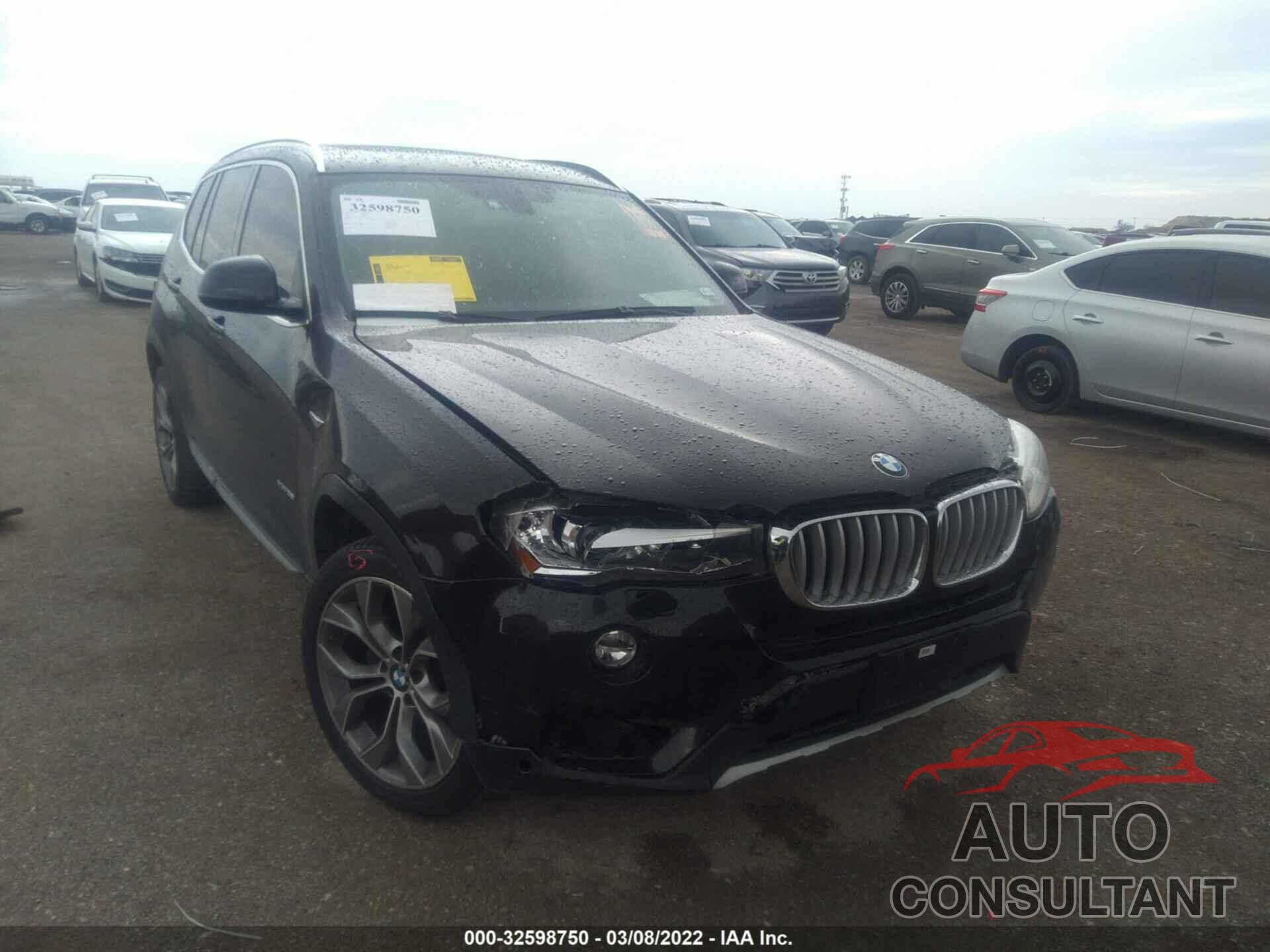 BMW X3 2016 - 5UXWX7C57G0K36577