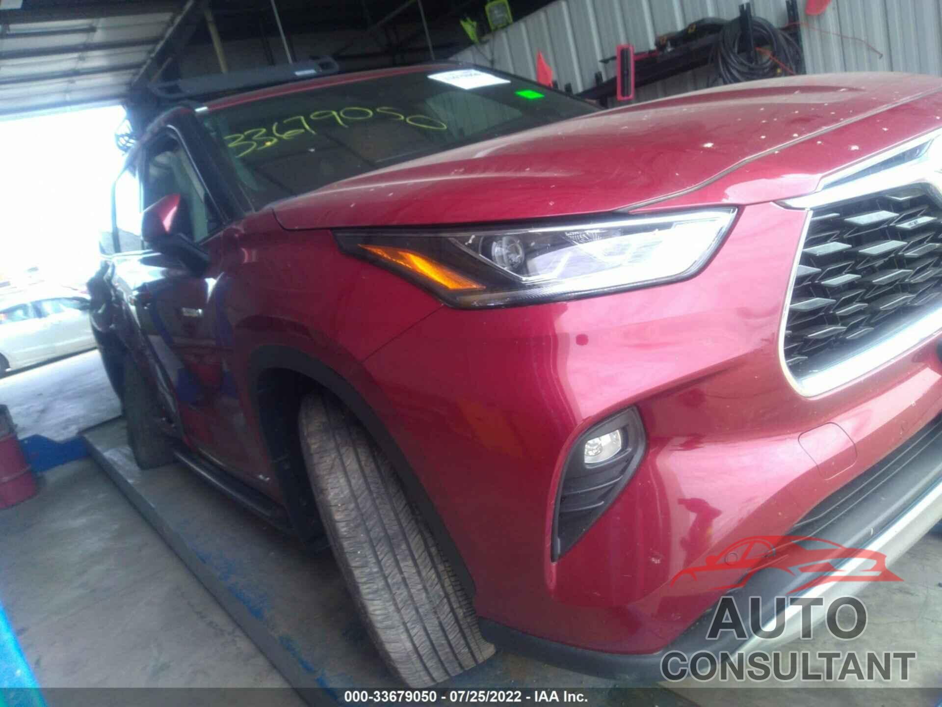 TOYOTA HIGHLANDER 2021 - 5TDEBRCH7MS032386