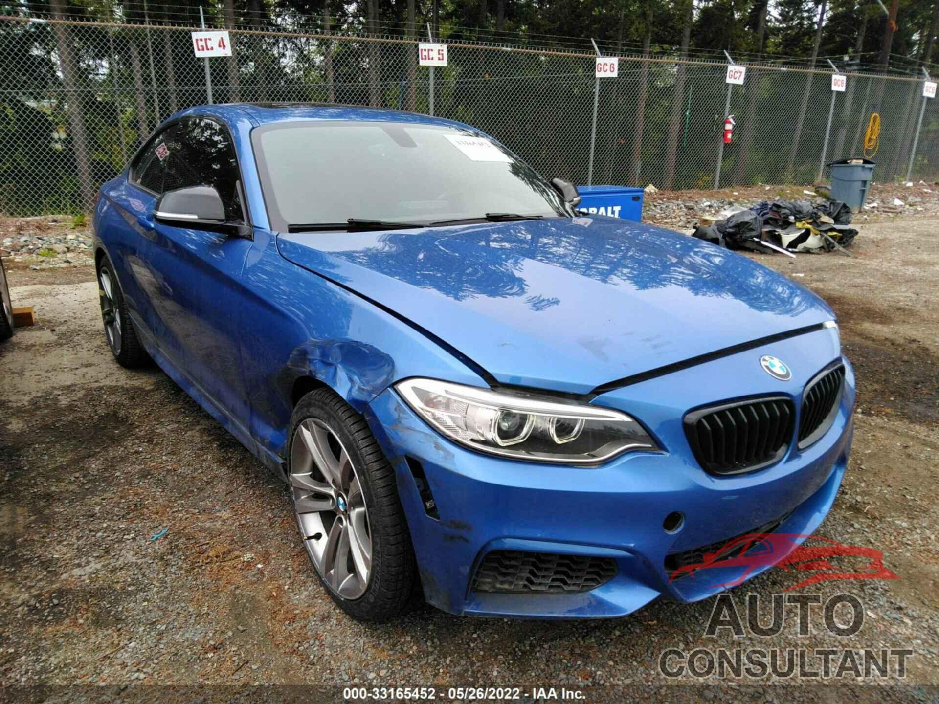 BMW 2 SERIES 2016 - WBA1J7C56GV360580