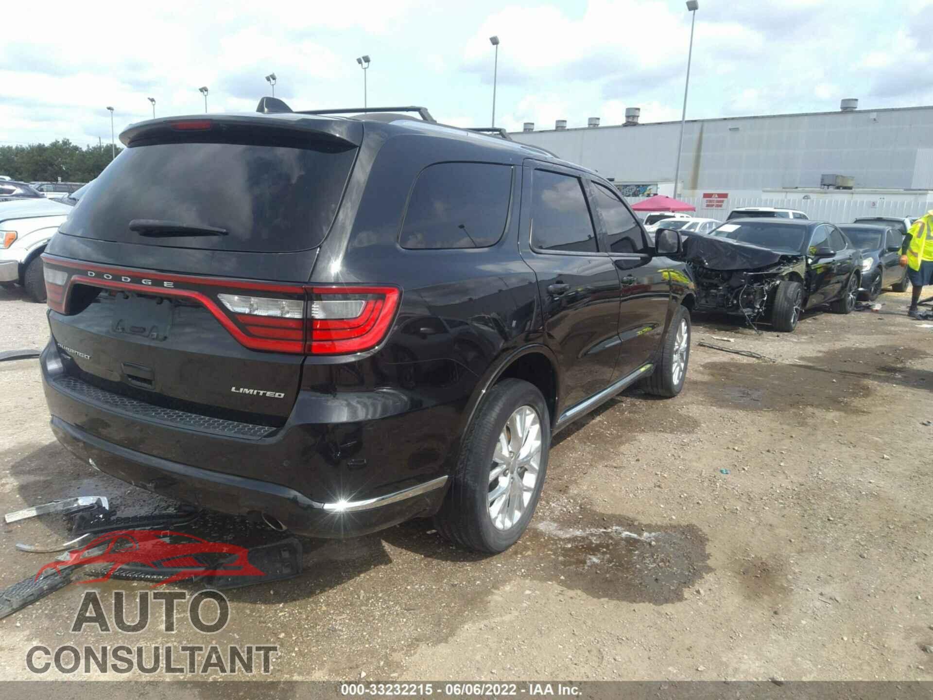DODGE DURANGO 2016 - 1C4RDJDG6GC403420