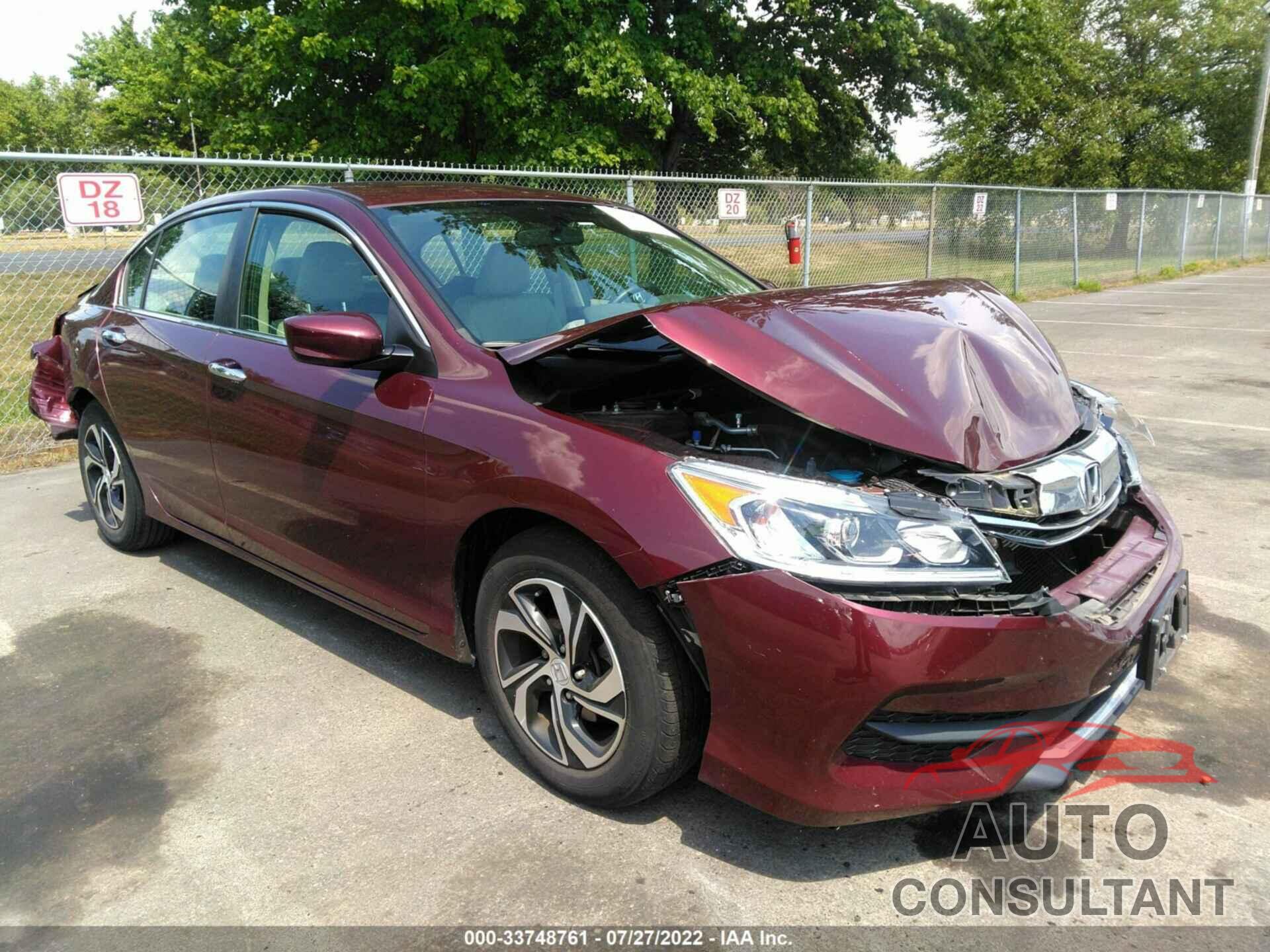 HONDA ACCORD SEDAN 2017 - 1HGCR2F3XHA229387