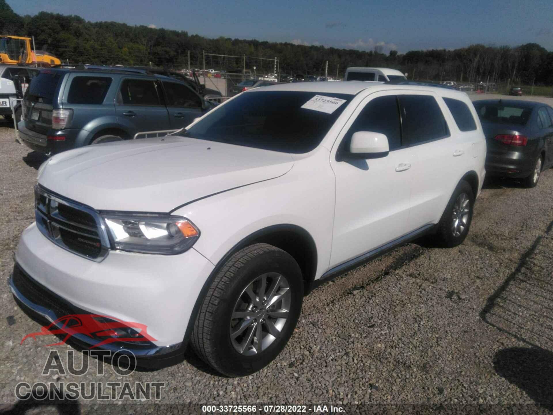 DODGE DURANGO 2017 - 1C4RDJAG6HC860718