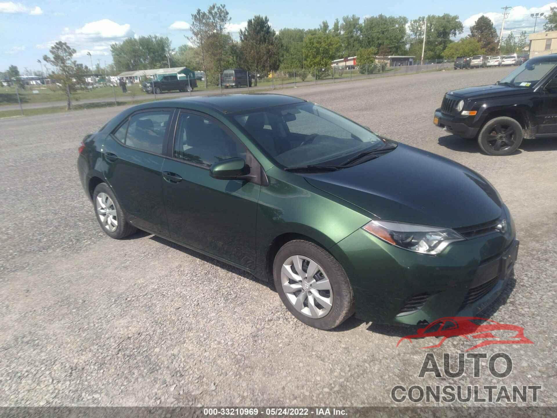 TOYOTA COROLLA 2016 - 2T1BURHEXGC499035