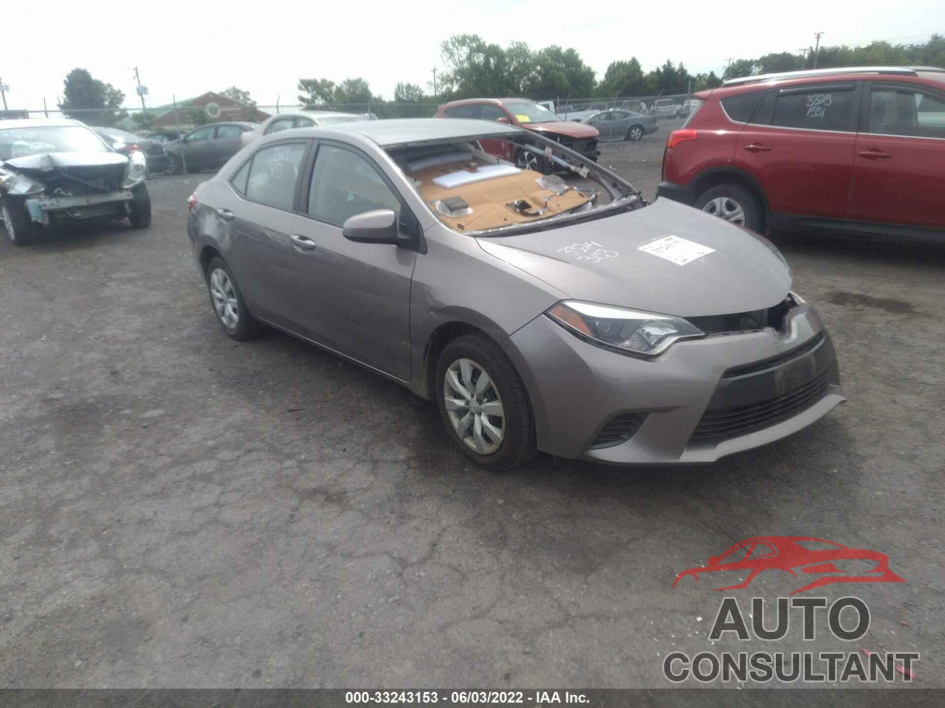 TOYOTA COROLLA 2016 - 2T1BURHEXGC552882