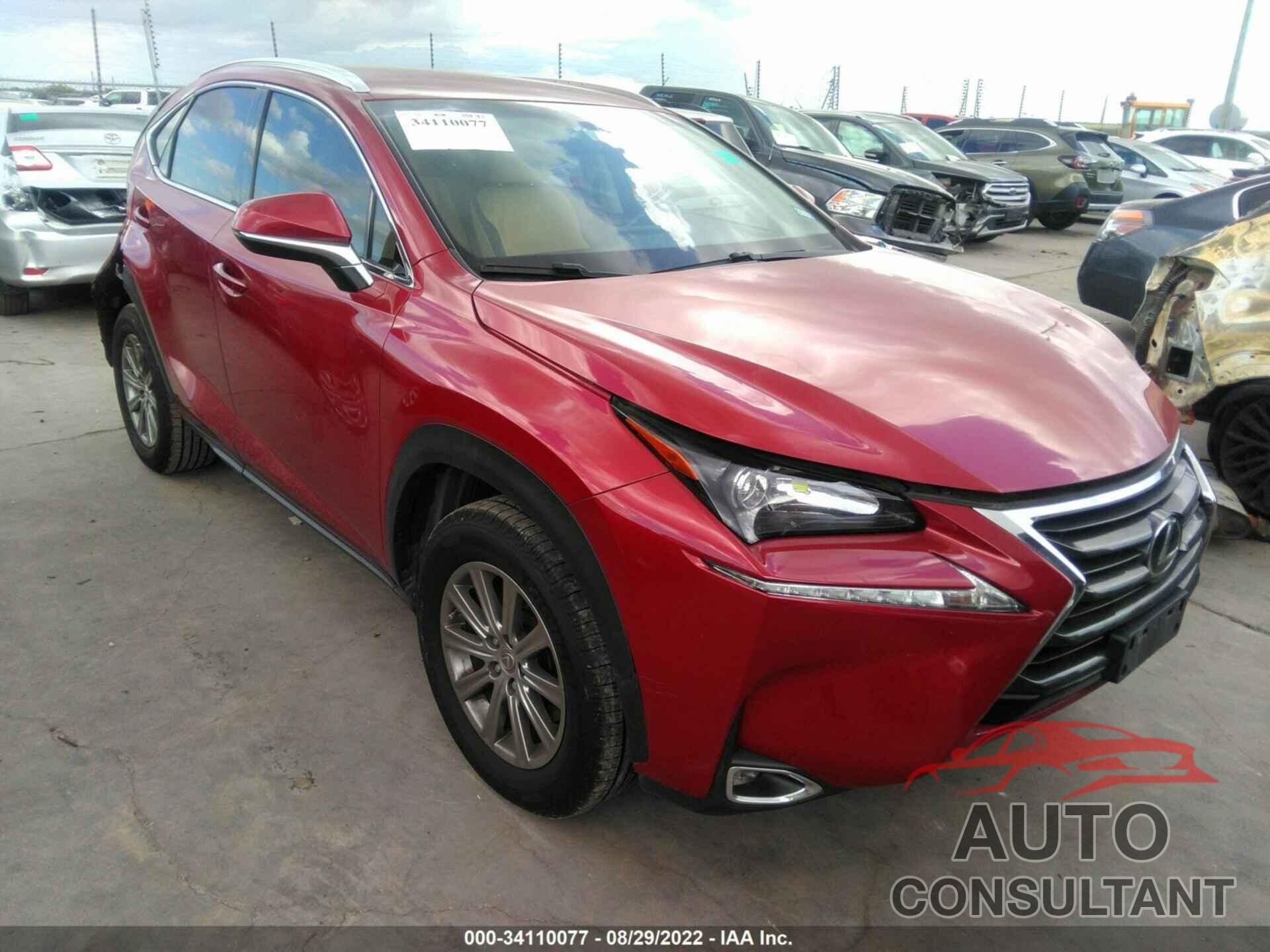 LEXUS NX 200T 2016 - JTJYARBZ9G2029525