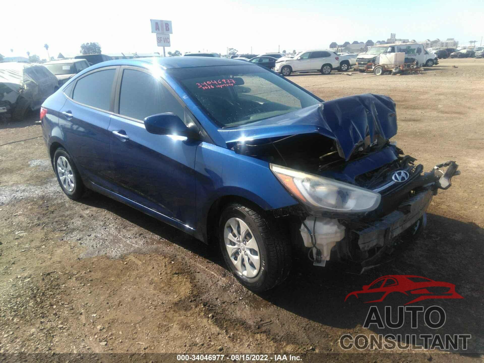 HYUNDAI ACCENT 2016 - KMHCT4AE9GU081391