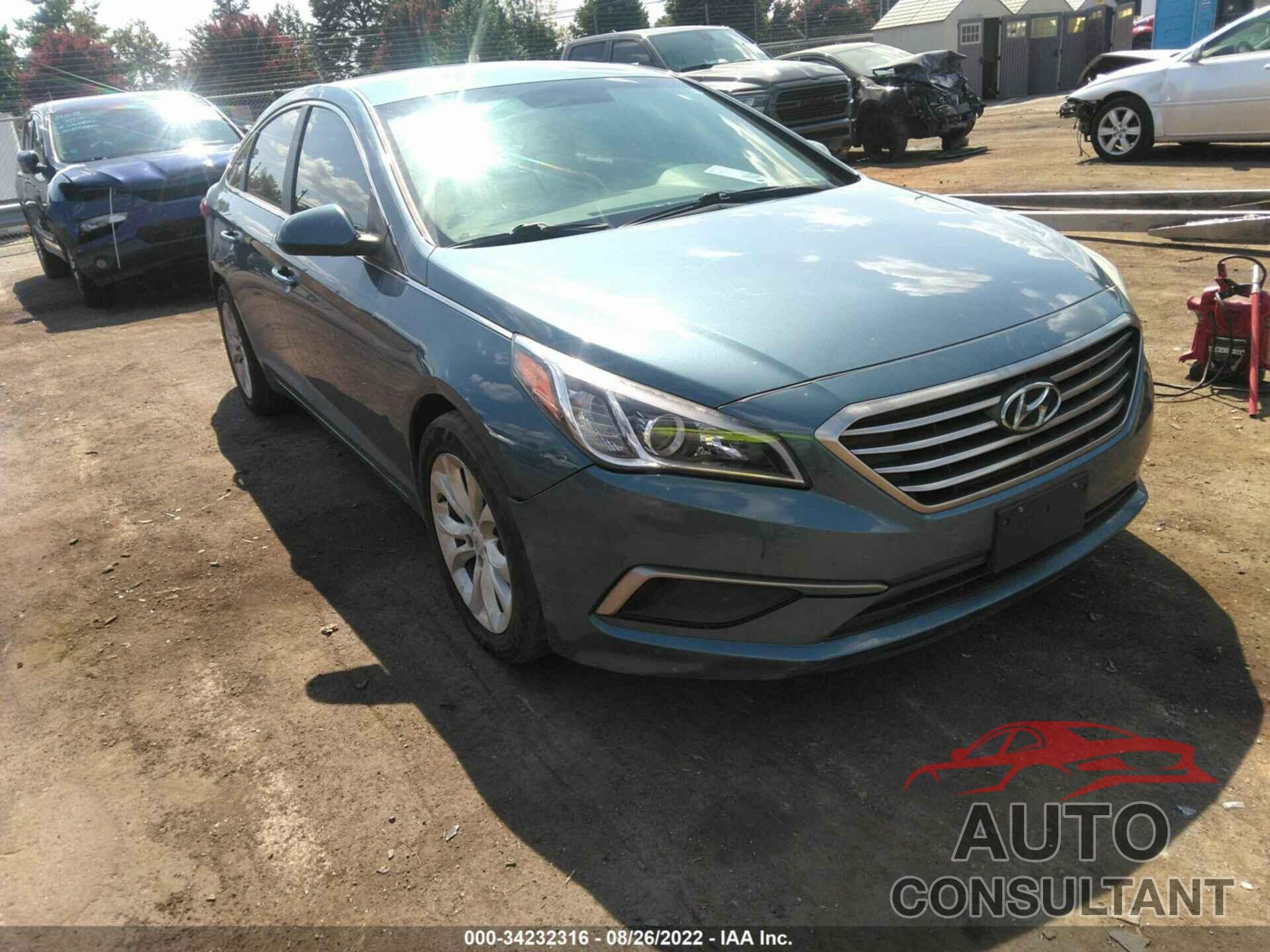 HYUNDAI SONATA 2016 - 5NPE24AF3GH433061