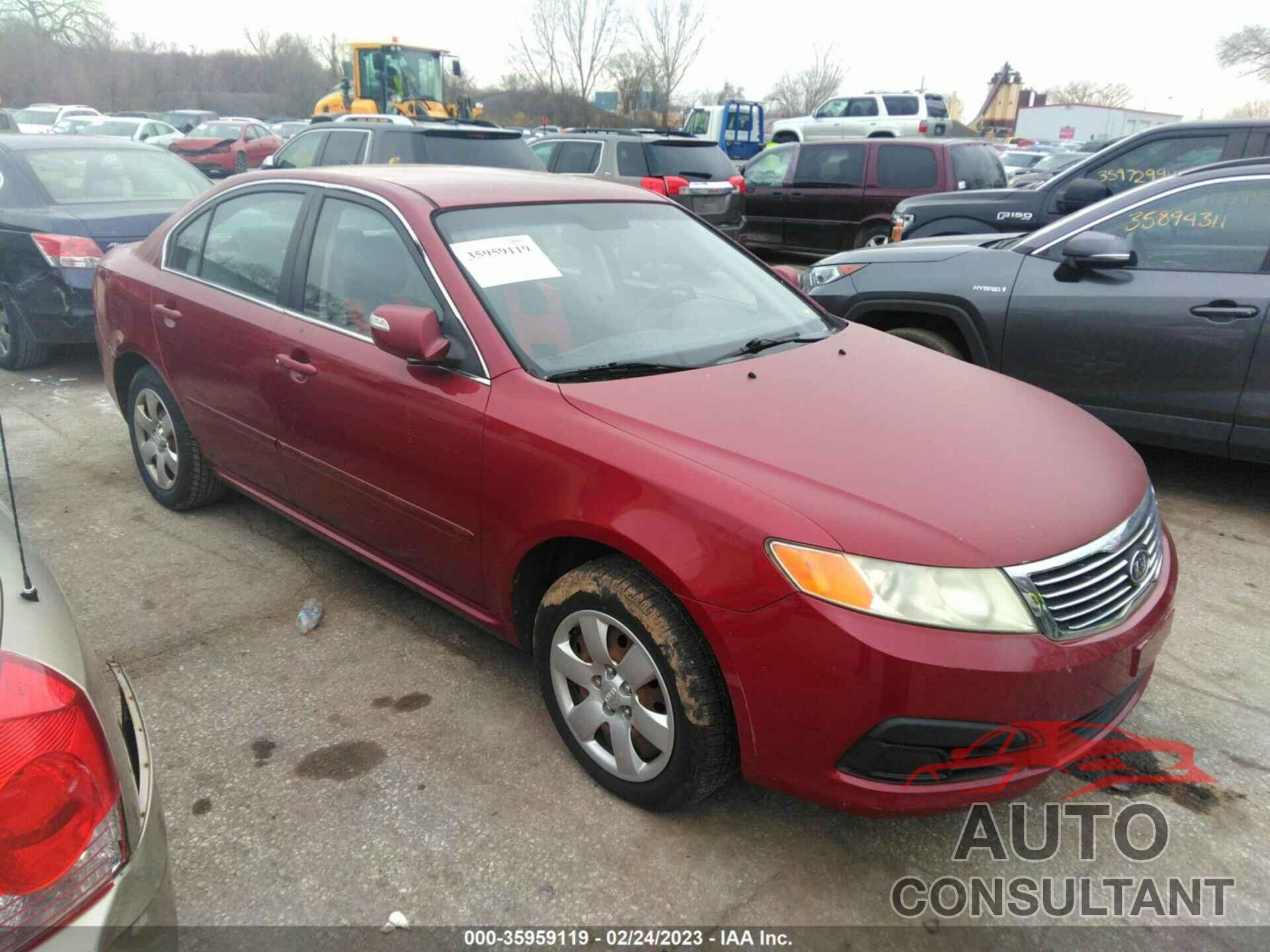 KIA OPTIMA 2009 - KNAGE228395282310