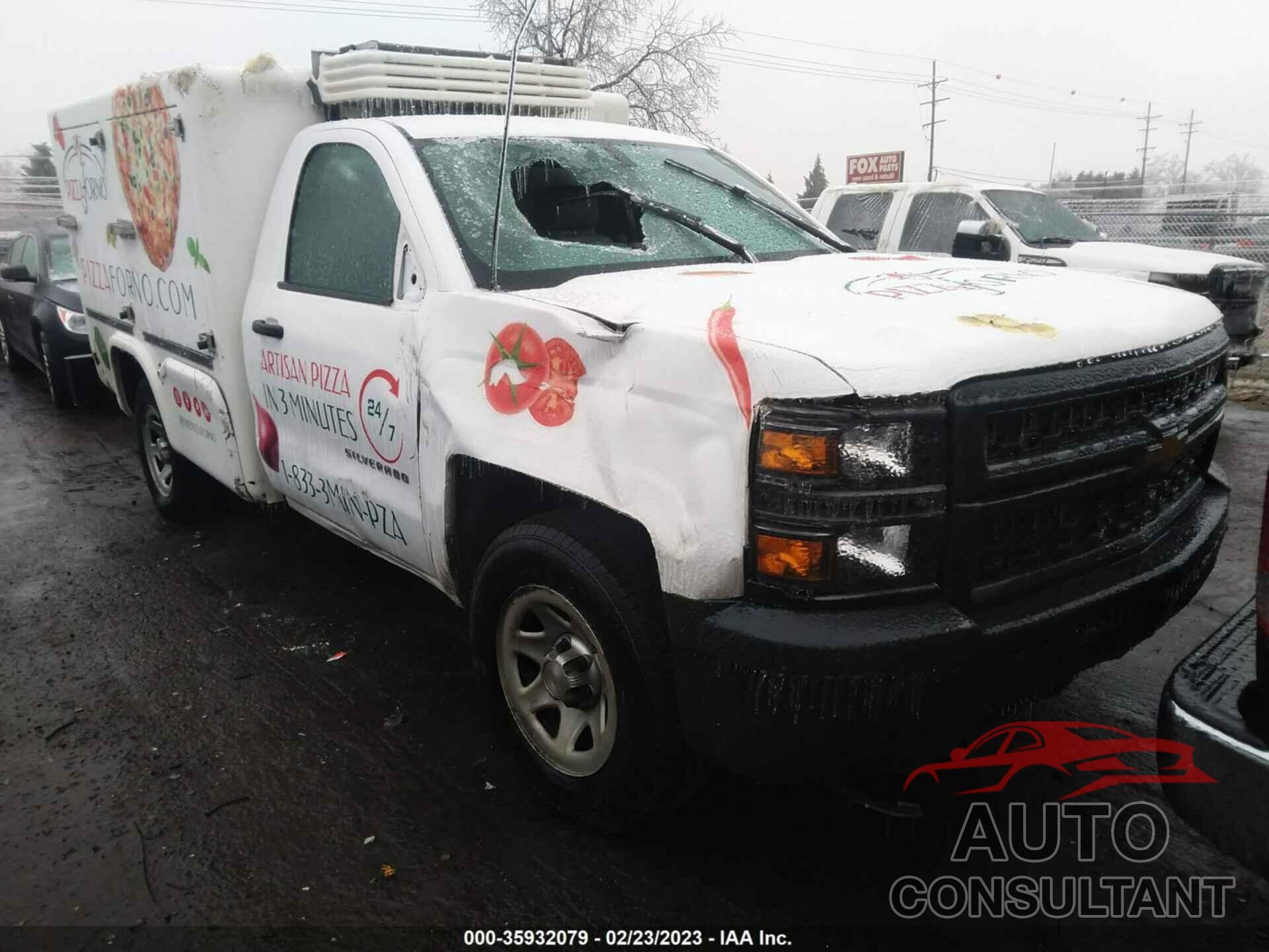 CHEVROLET SILVERADO 1500 2015 - 1GCNCPEH1FZ193090