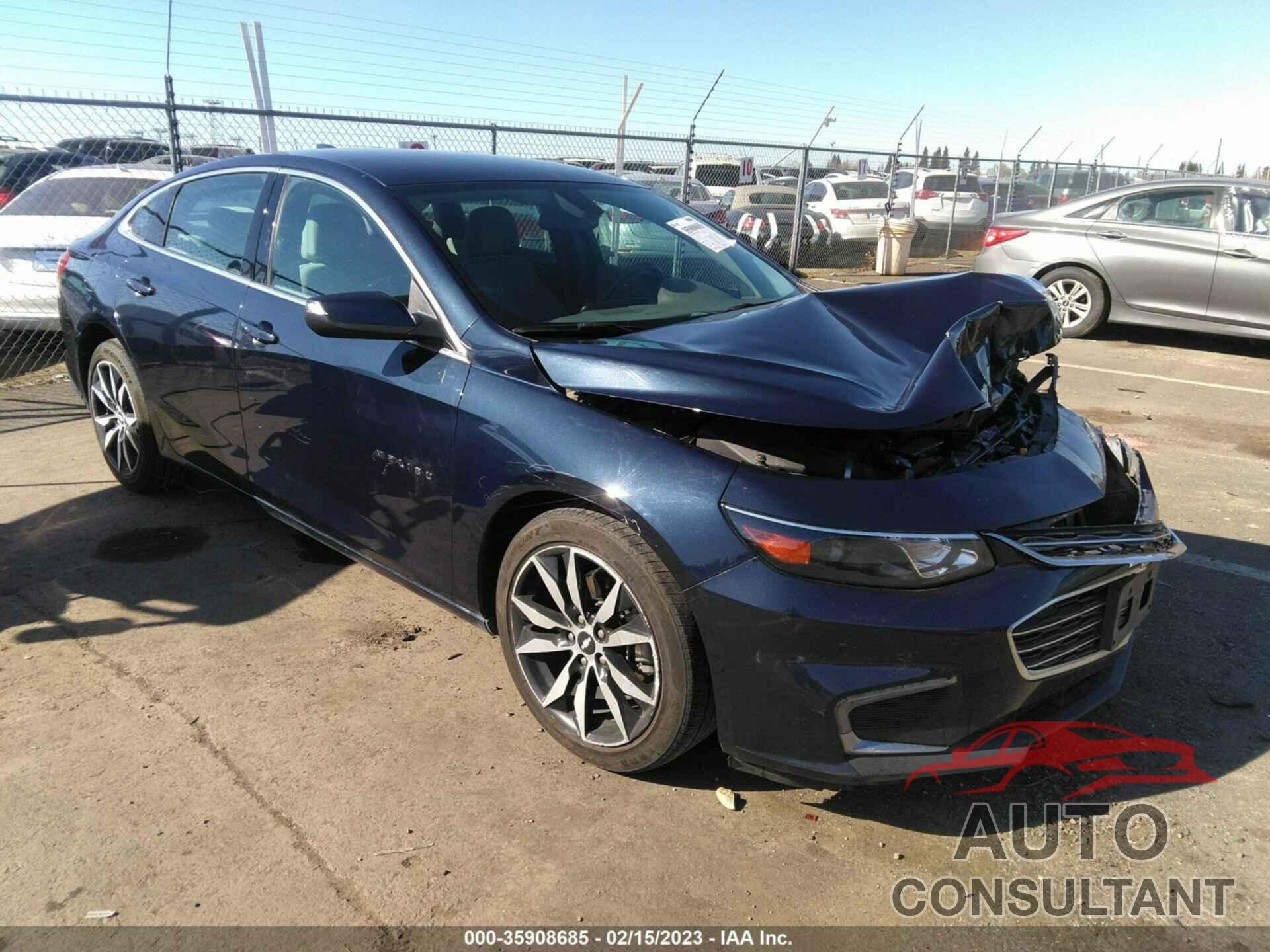 CHEVROLET MALIBU 2017 - 1G1ZE5ST0HF286141
