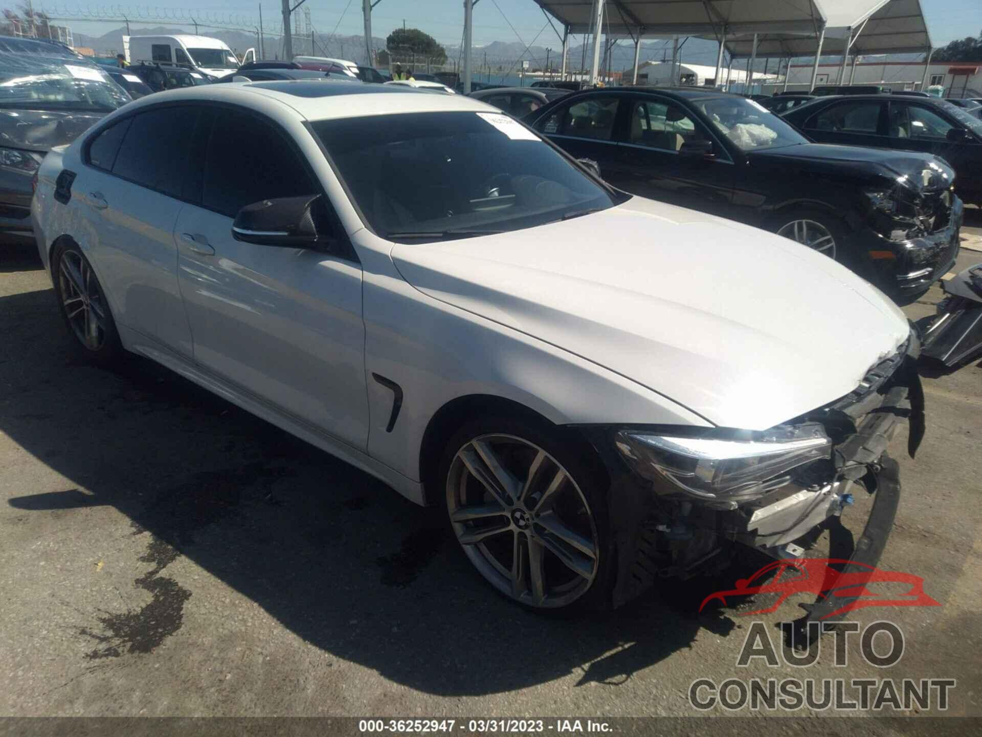 BMW 4 SERIES 2019 - WBA4J5C59KBM66145