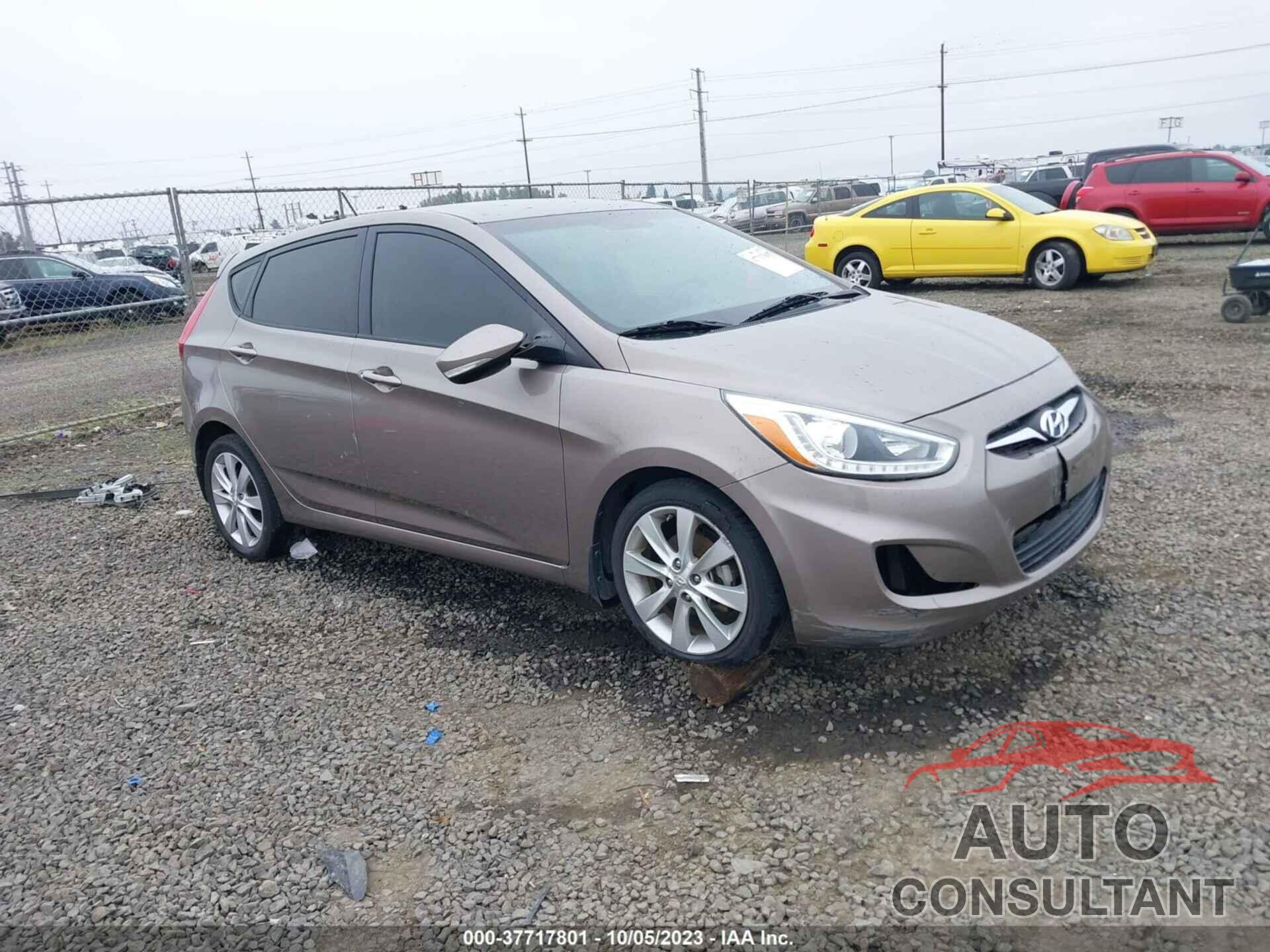 HYUNDAI ACCENT 2014 - KMHCU5AE7EU145816