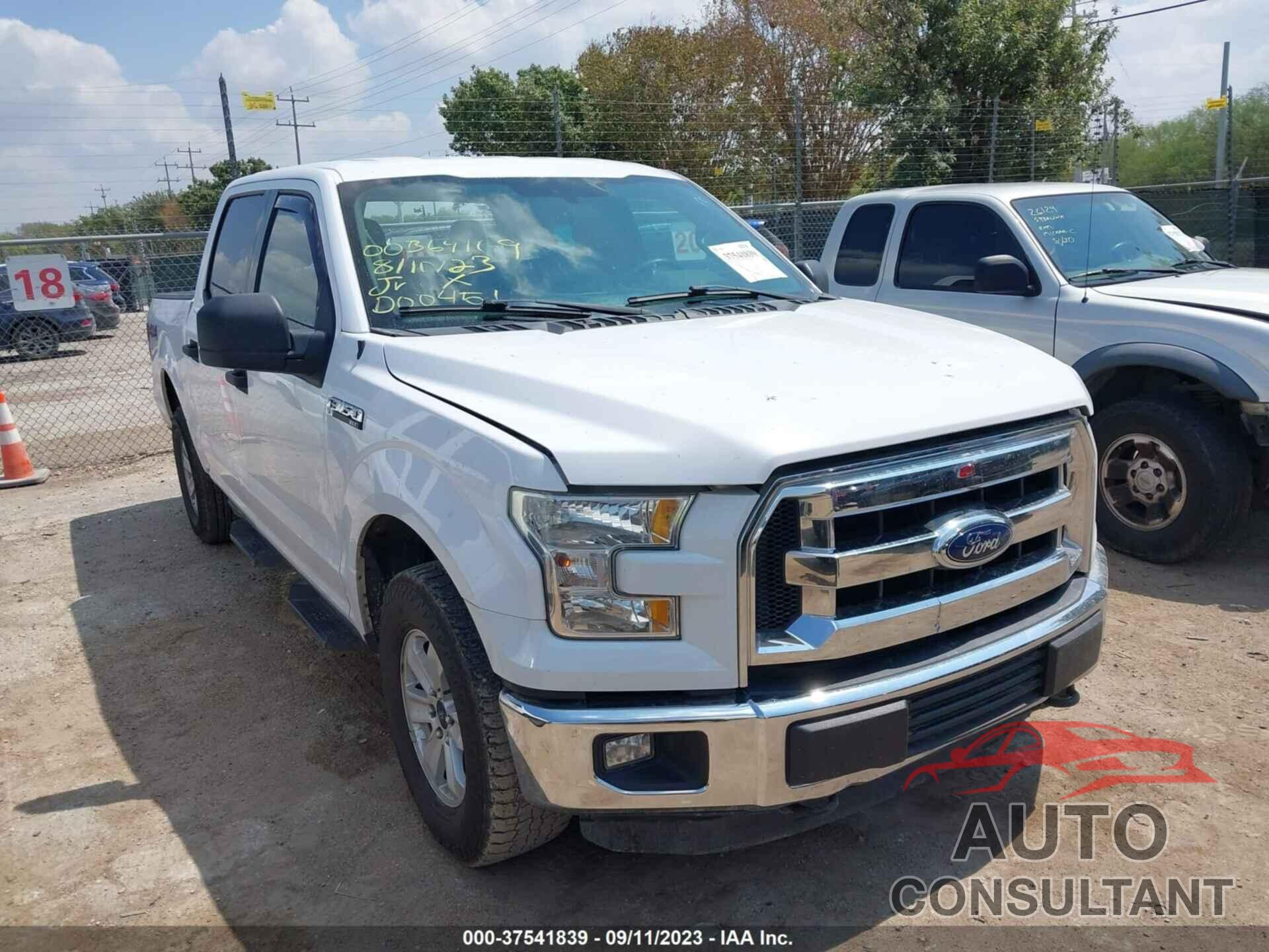 FORD F-150 2016 - 1FTEW1E89GKD00451
