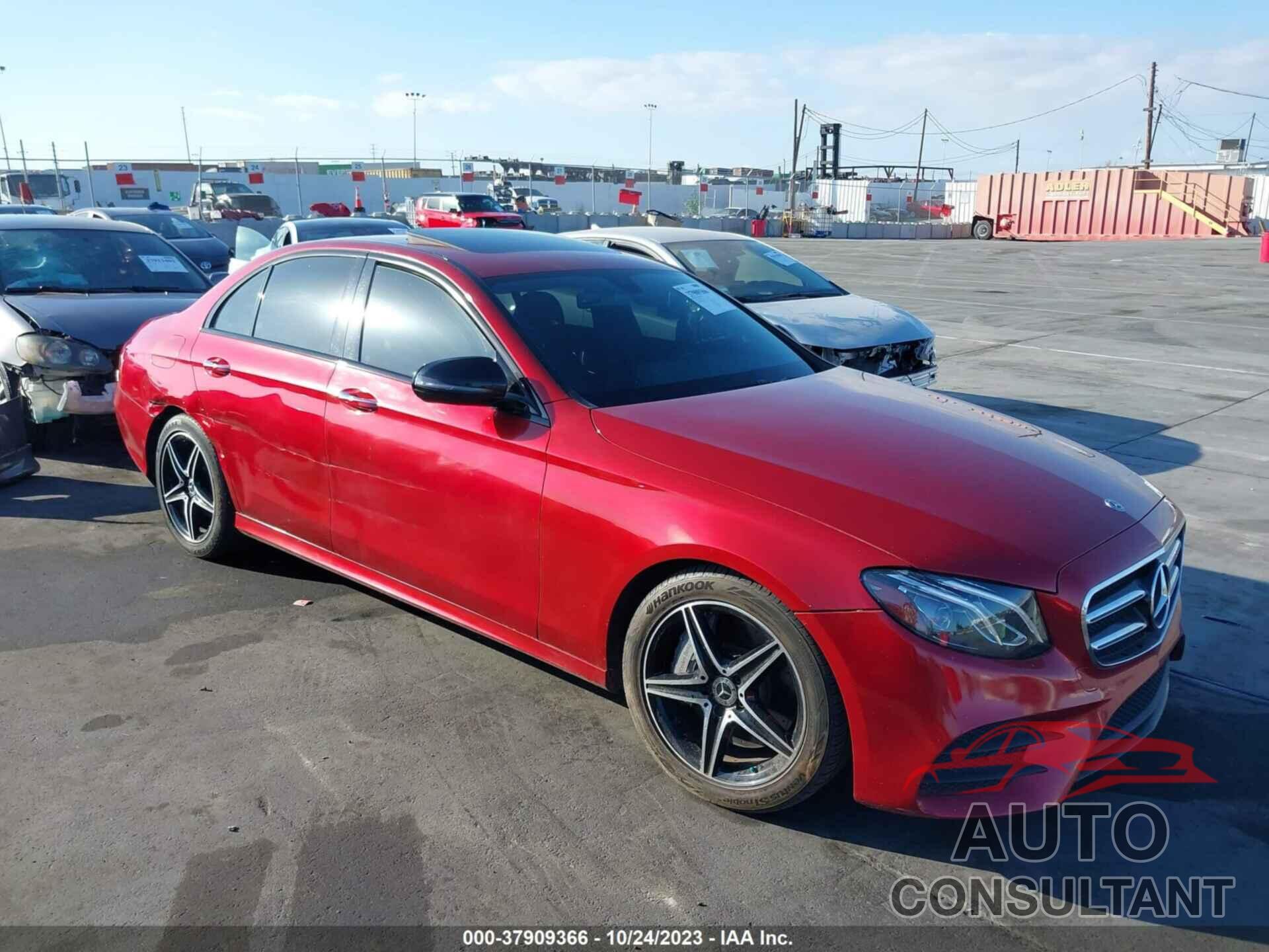 MERCEDES-BENZ E-CLASS 2019 - WDDZF4JB8KA527090