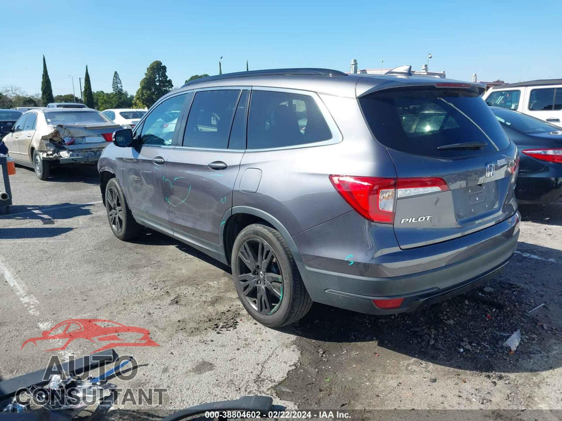 HONDA PILOT 2021 - 5FNYF5H29MB005449