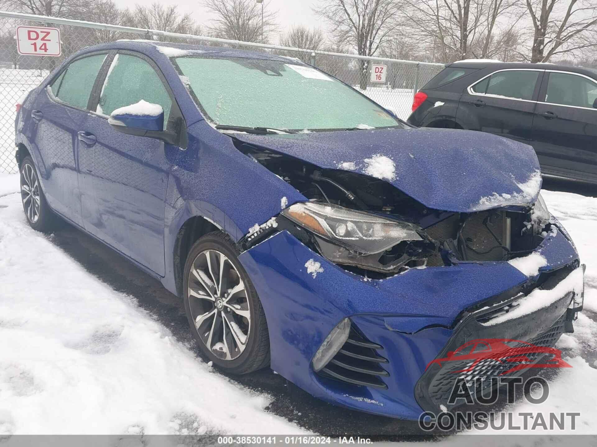 TOYOTA COROLLA 2017 - 5YFBURHE9HP647242