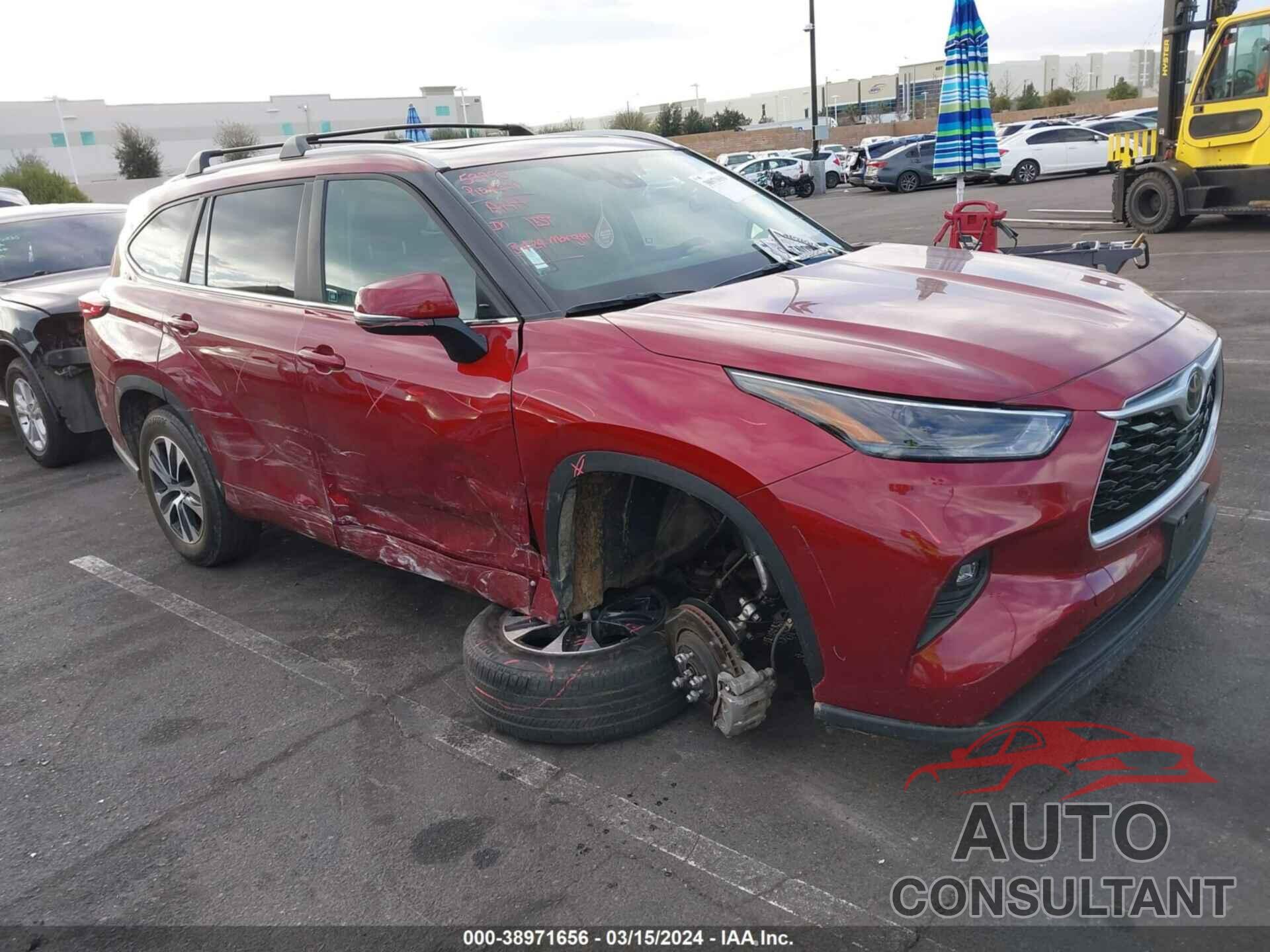 TOYOTA HIGHLANDER 2023 - 5TDKDRAH1PS039550