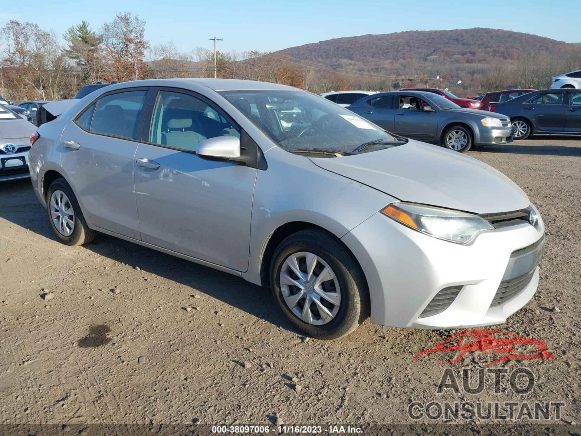 TOYOTA COROLLA 2016 - 2T1BURHE7GC592451