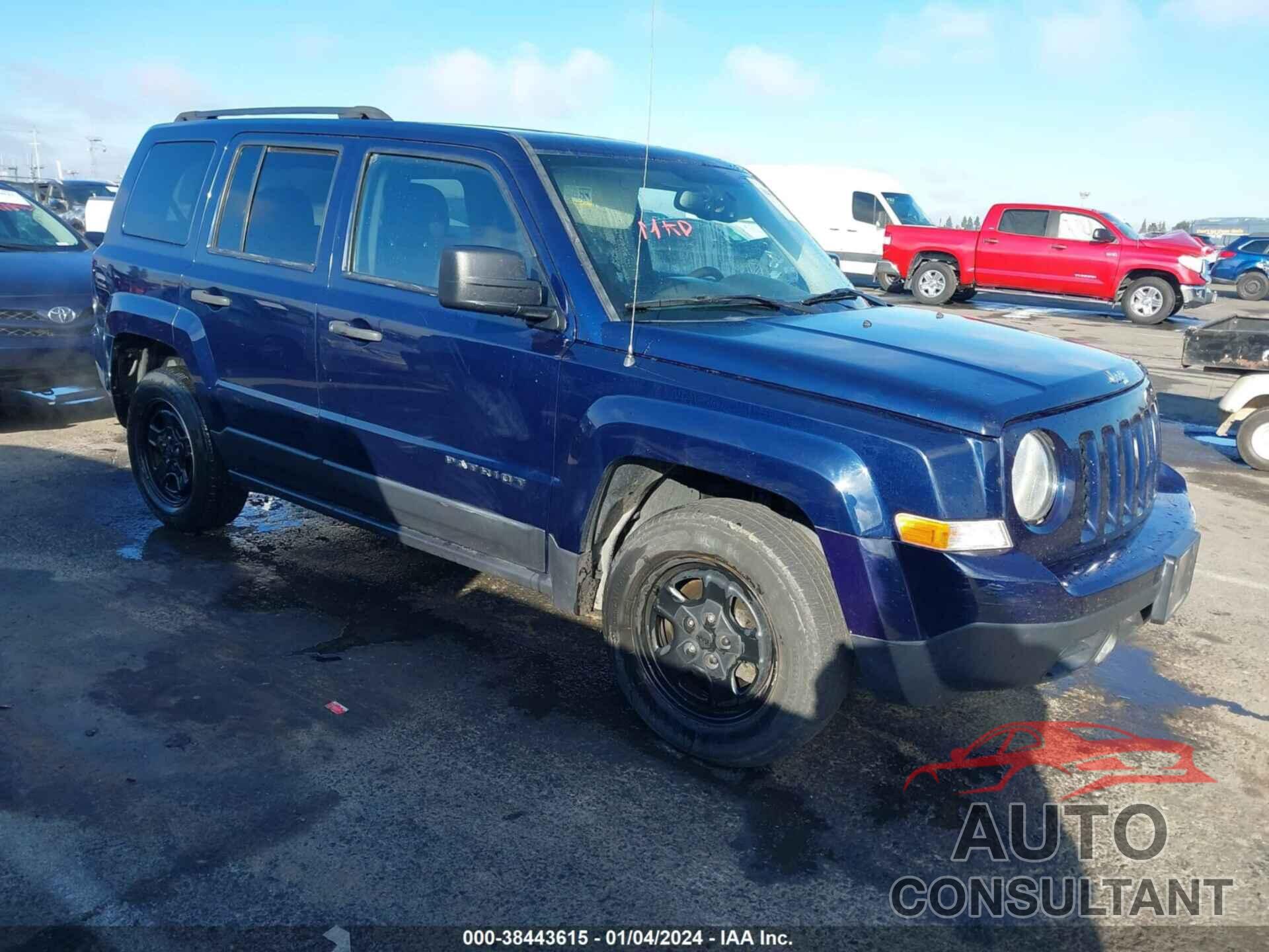 JEEP PATRIOT 2017 - 1C4NJPBB8HD101835