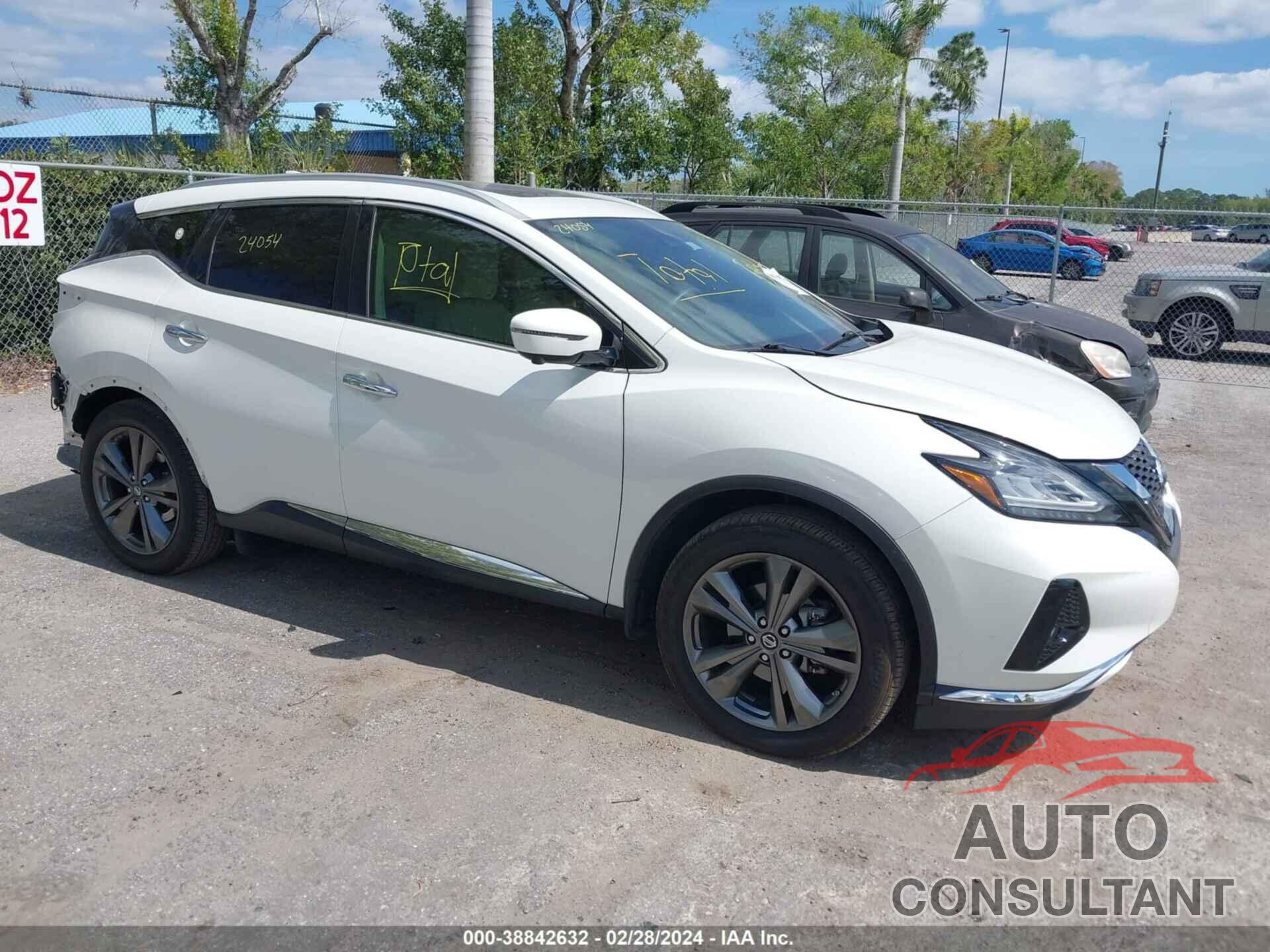 NISSAN MURANO 2019 - 5N1AZ2MJ1KN106435