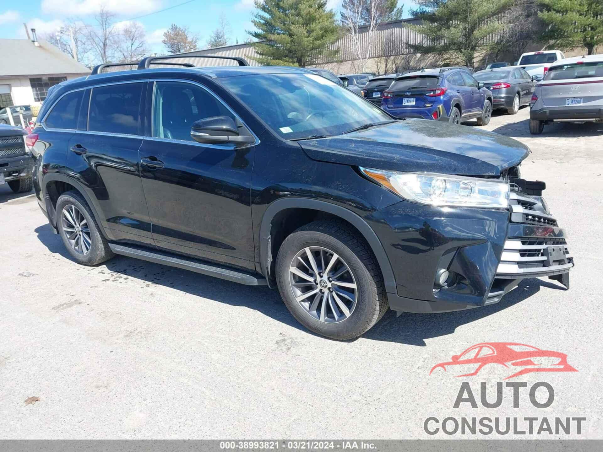 TOYOTA HIGHLANDER 2017 - 5TDJZRFH7HS435361