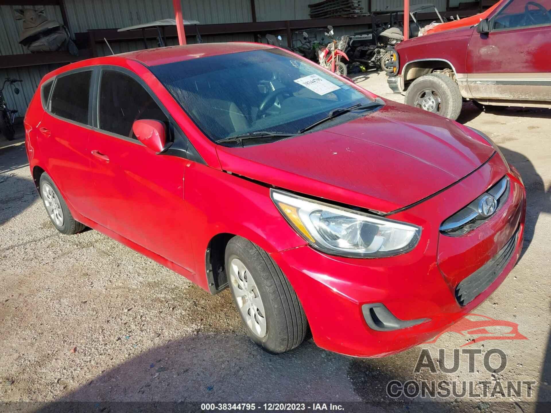 HYUNDAI ACCENT 2015 - KMHCT5AE8FU213416