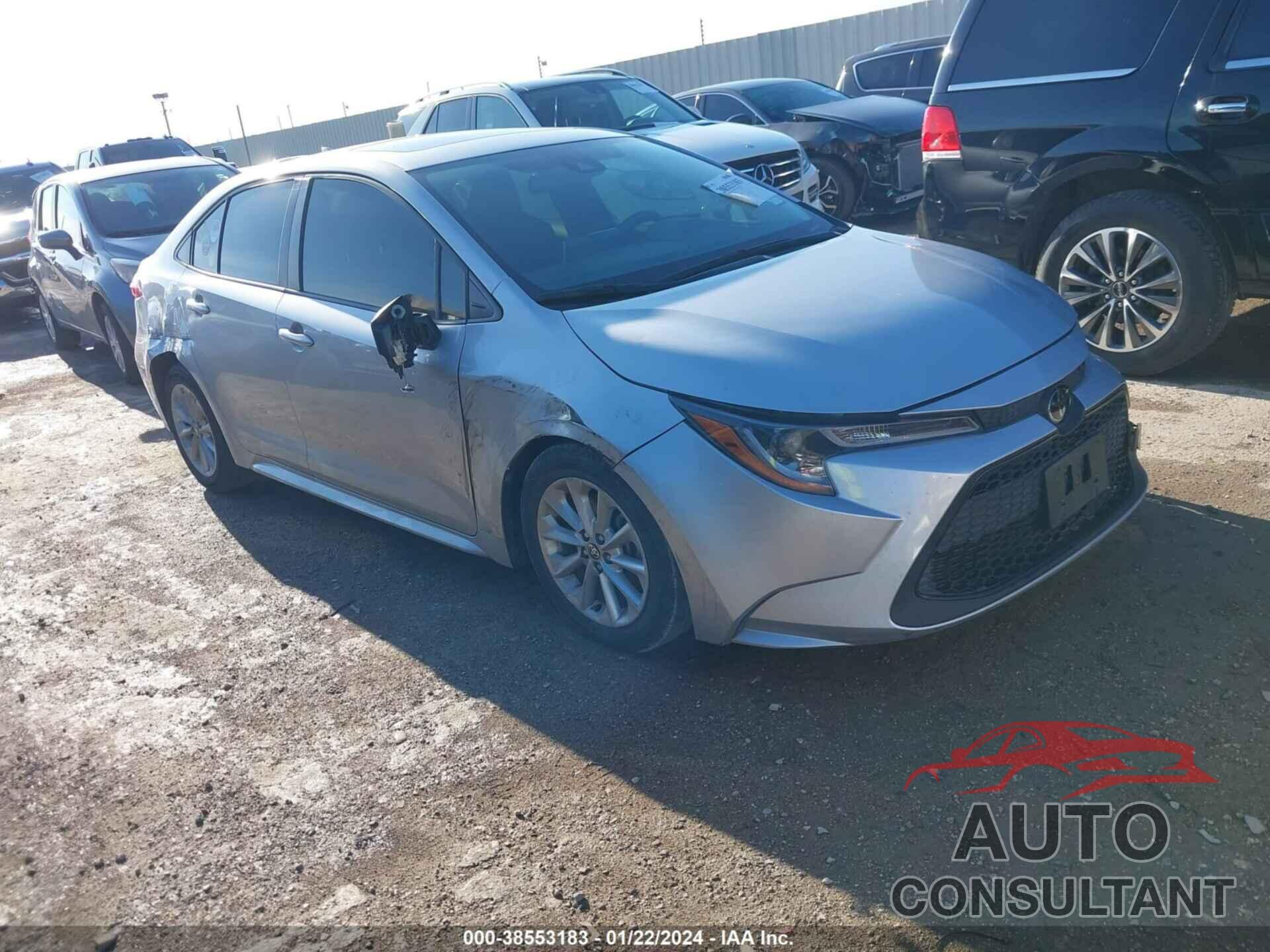 TOYOTA COROLLA 2020 - JTDHPRAE8LJ015826