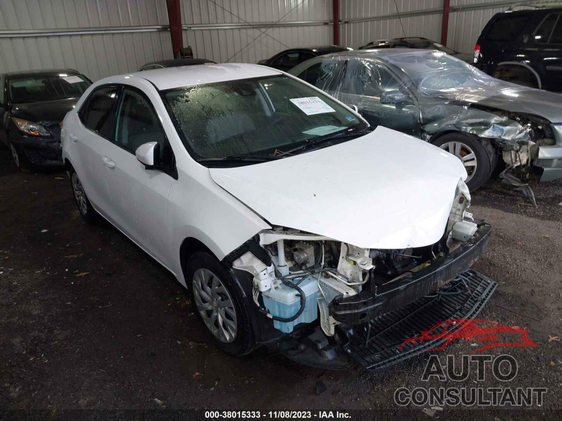 TOYOTA COROLLA 2019 - 2T1BURHE6KC189330