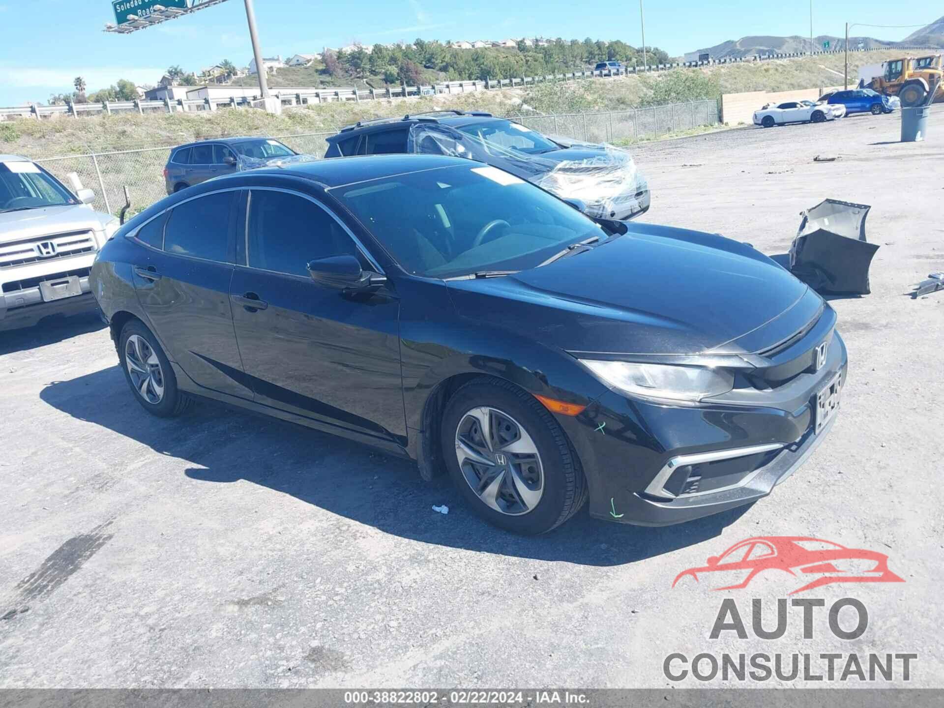 HONDA CIVIC 2019 - 2HGFC2F61KH503304