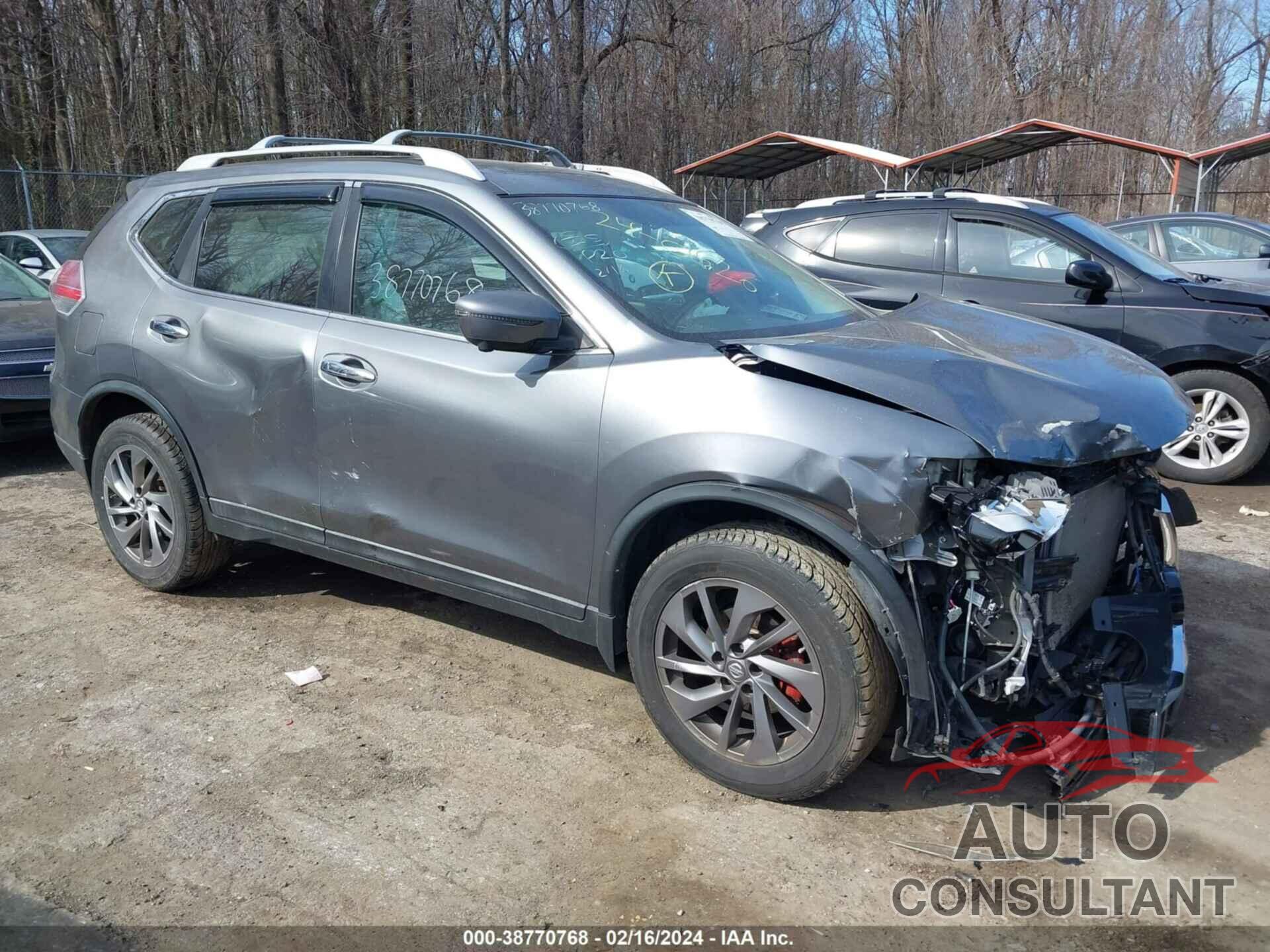 NISSAN ROGUE 2016 - 5N1AT2MV8GC764406