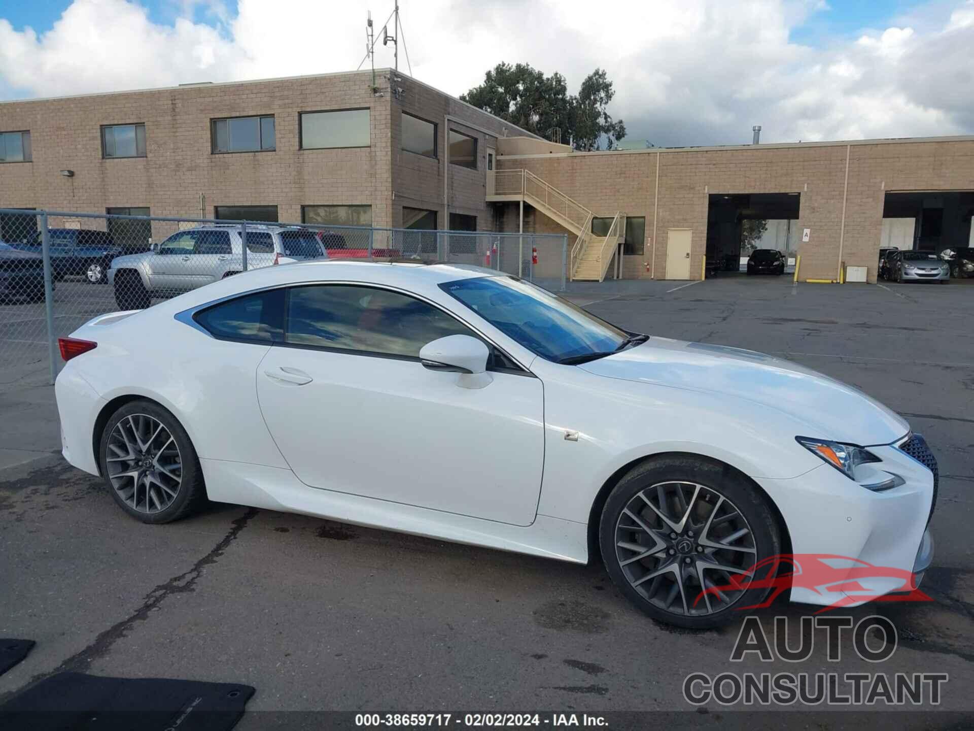 LEXUS RC 200T 2016 - JTHHA5BC1G5004753