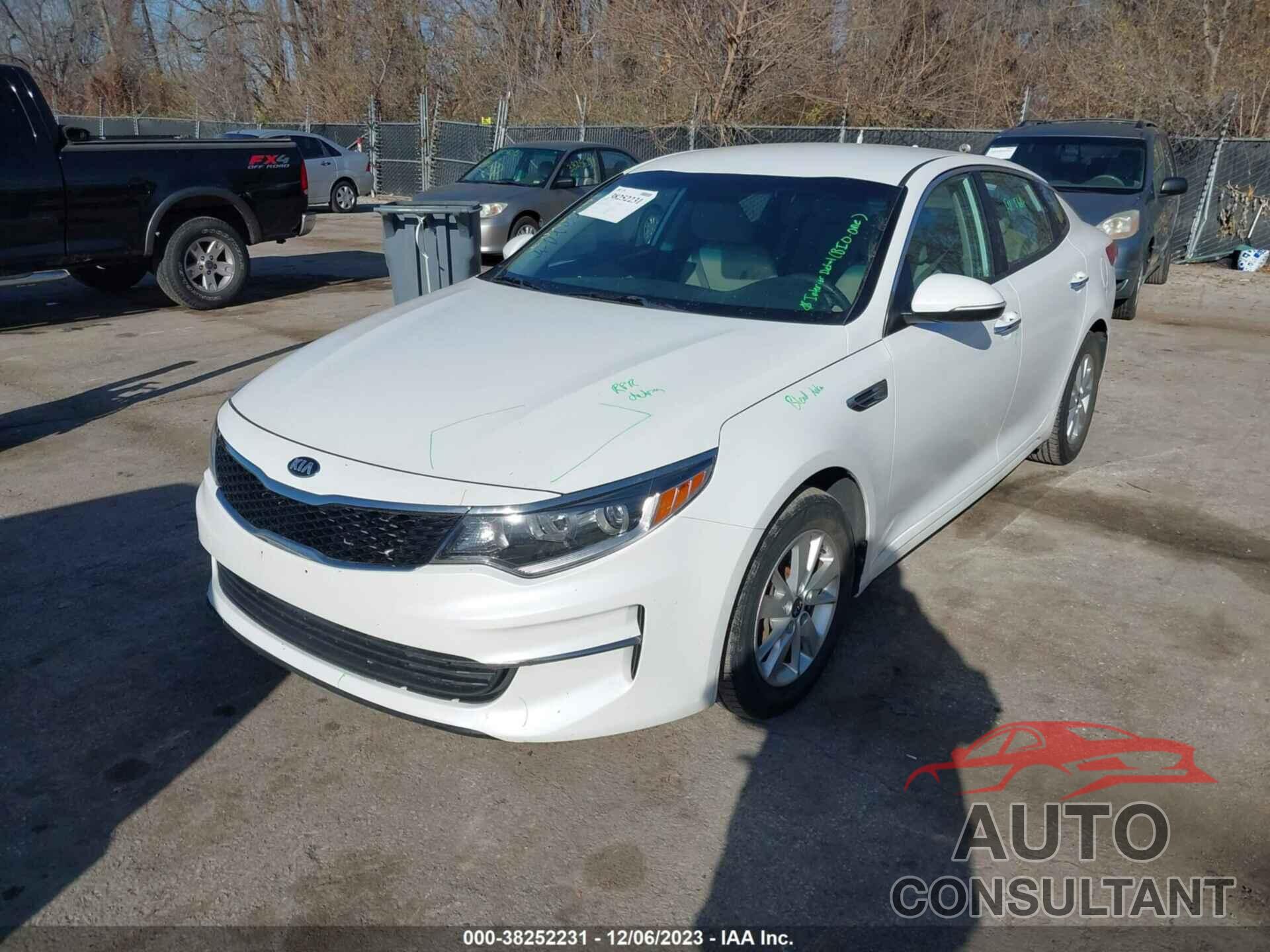 KIA OPTIMA 2016 - KNAGT4L30G5090358