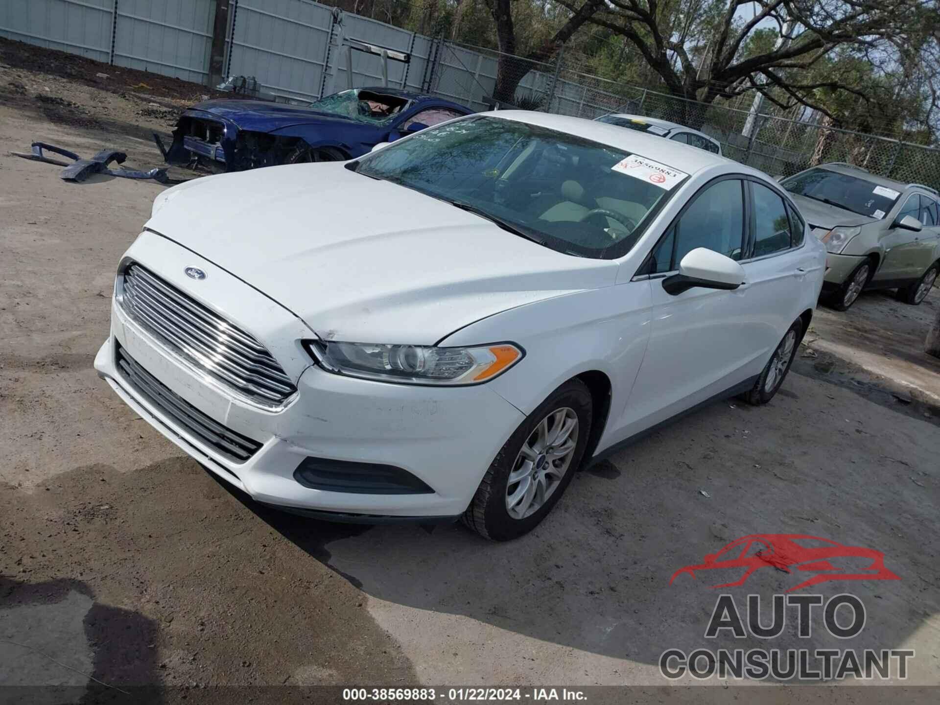 FORD FUSION 2016 - 3FA6P0G78GR169739