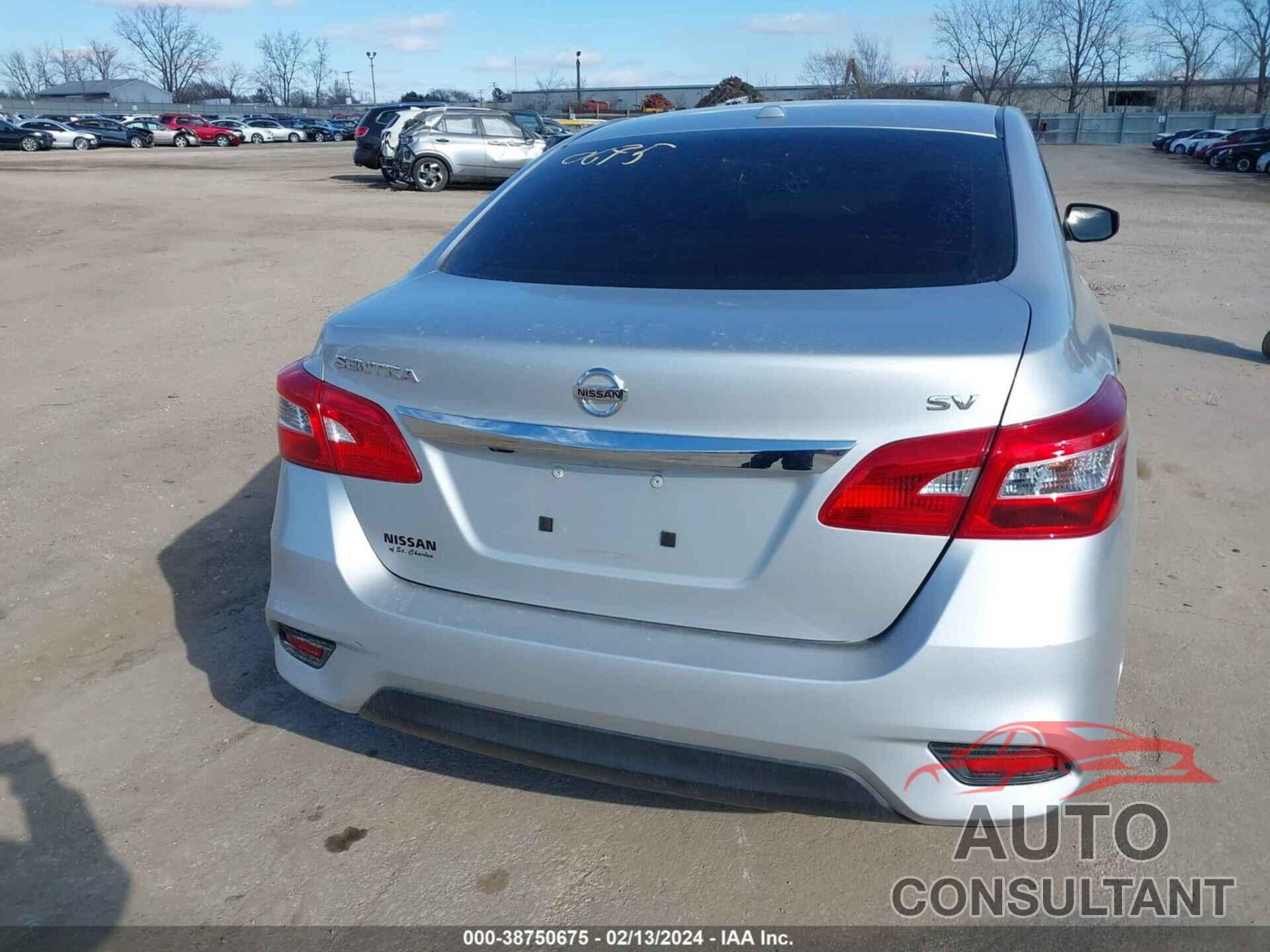 NISSAN SENTRA 2019 - 3N1AB7AP9KL609129