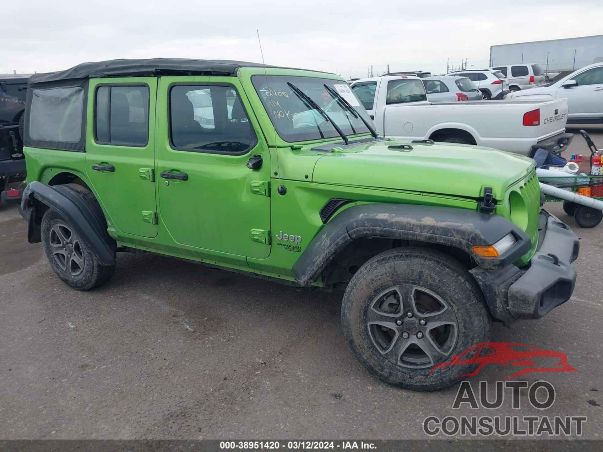 JEEP WRANGLER UNLIMITED 2018 - 1C4HJXDN4JW296105