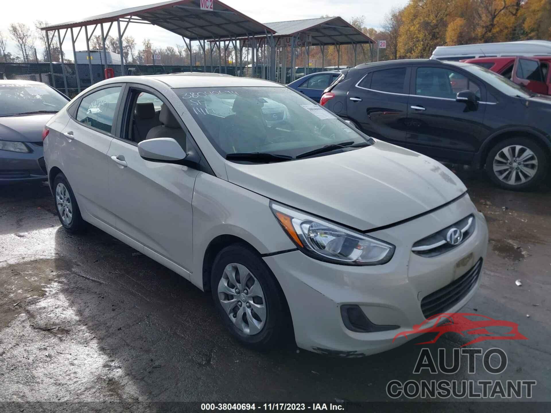 HYUNDAI ACCENT 2016 - KMHCT4AE1GU166287