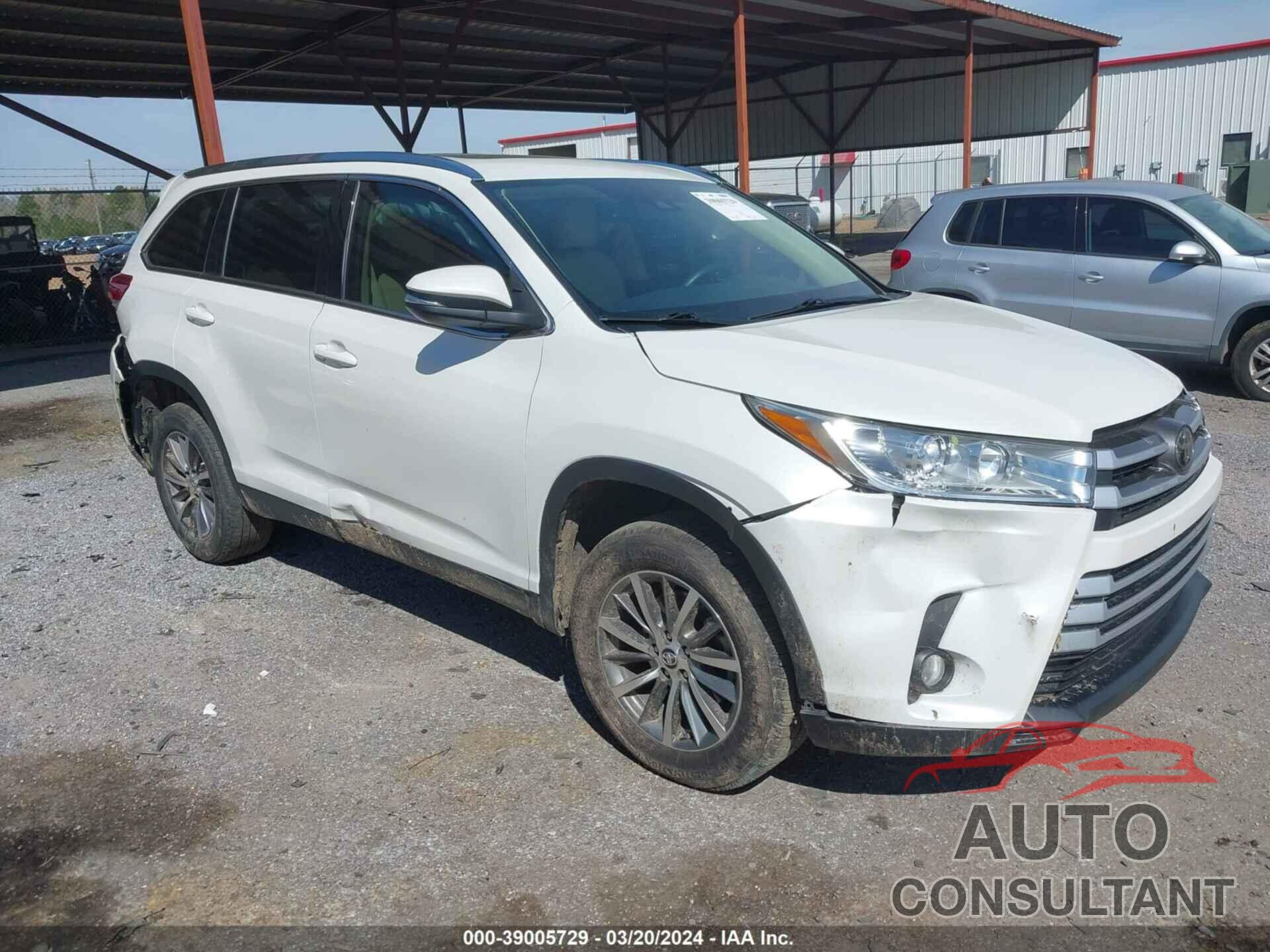 TOYOTA HIGHLANDER 2019 - 5TDKZRFH1KS552025