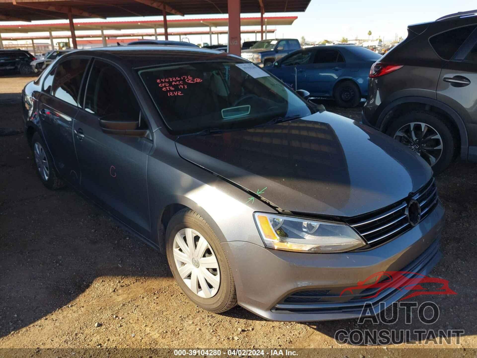 VOLKSWAGEN JETTA 2016 - 3VW267AJ2GM361242